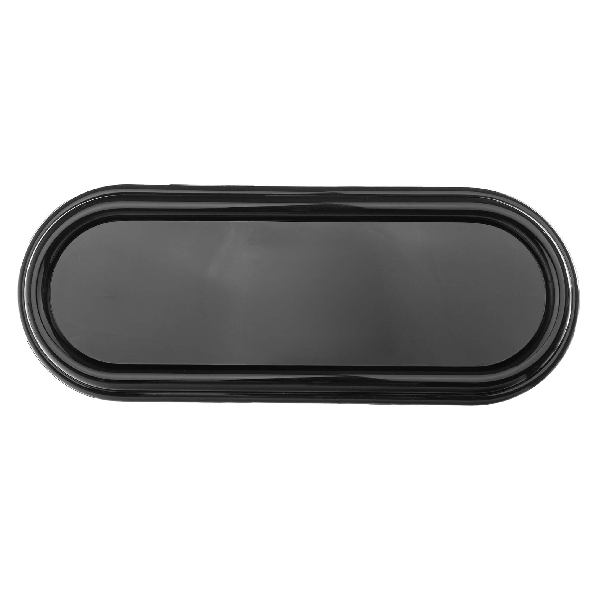 Zniczówka owalna 40 x 16 cm, czarna