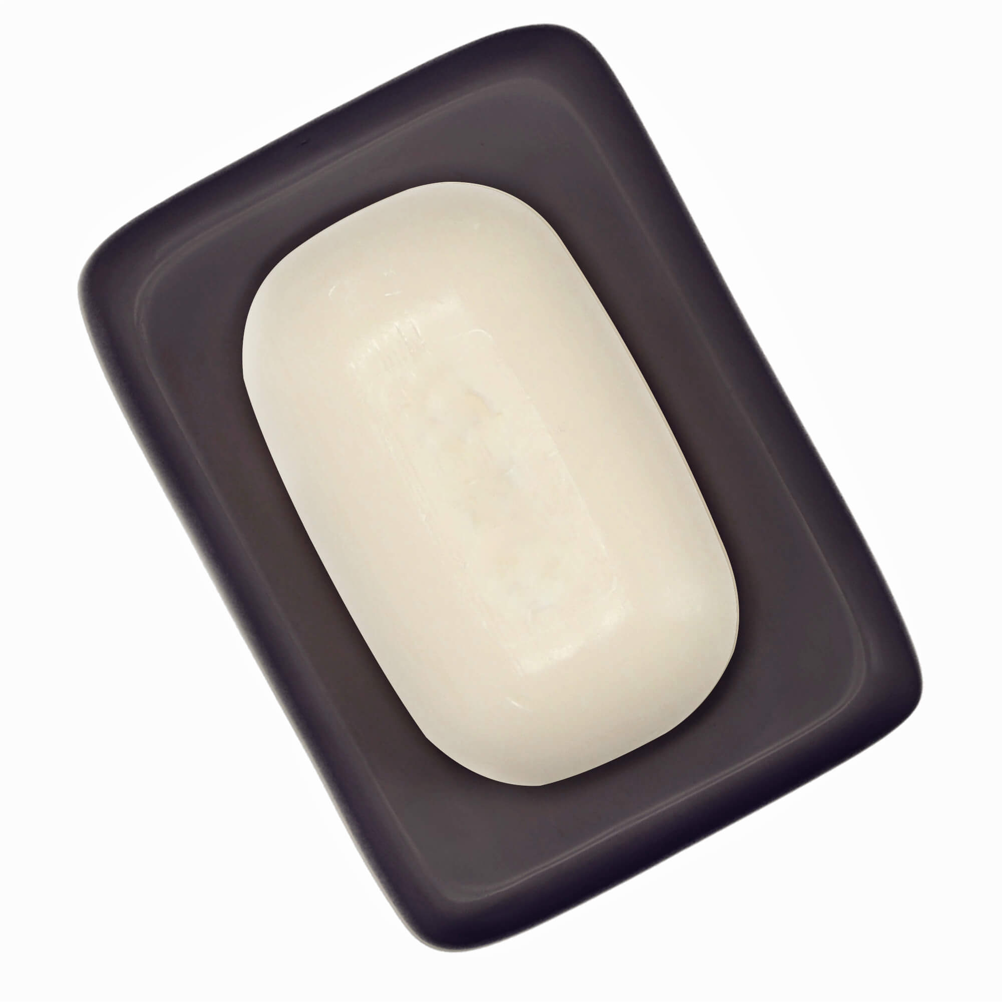 Mydelniczka ceramiczna 12 x 10 x 3 cm, szara