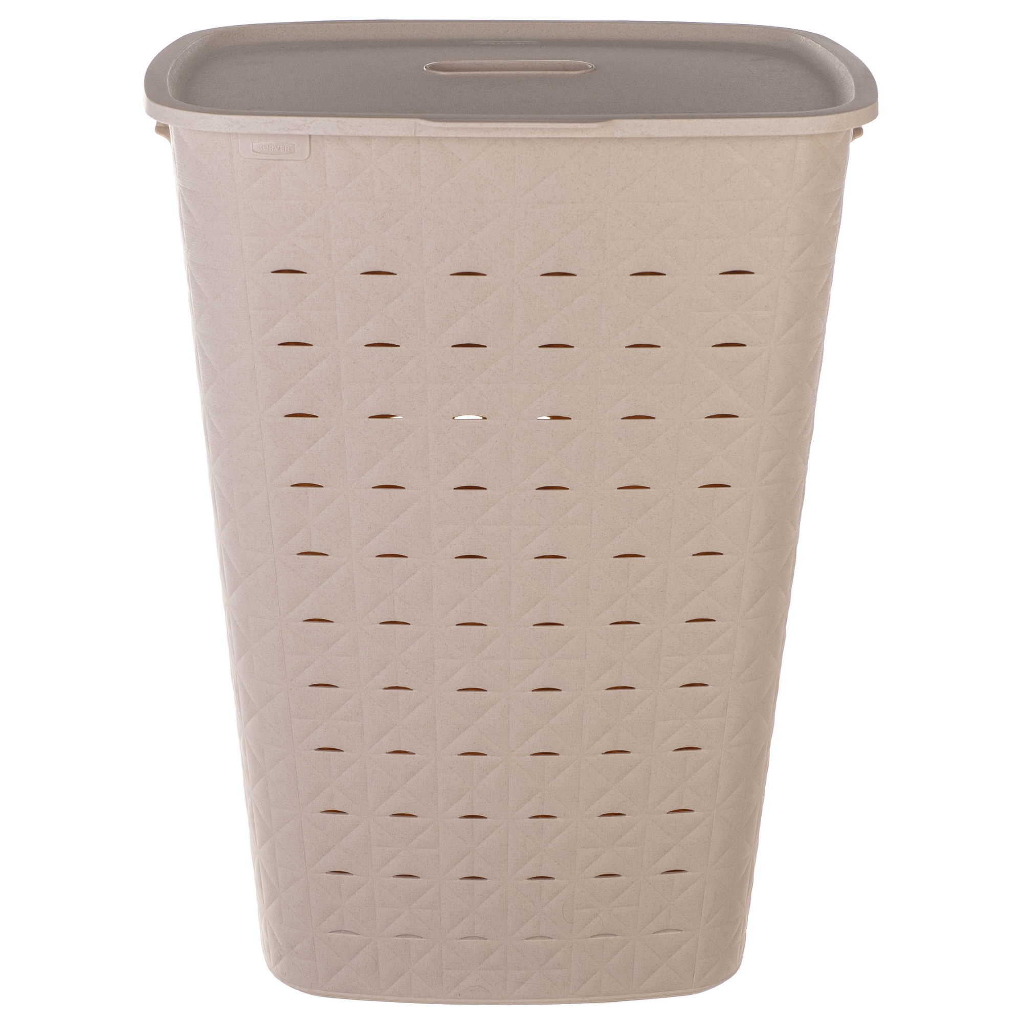 Kosz na bieliznę Curver Softex 56L kremowy