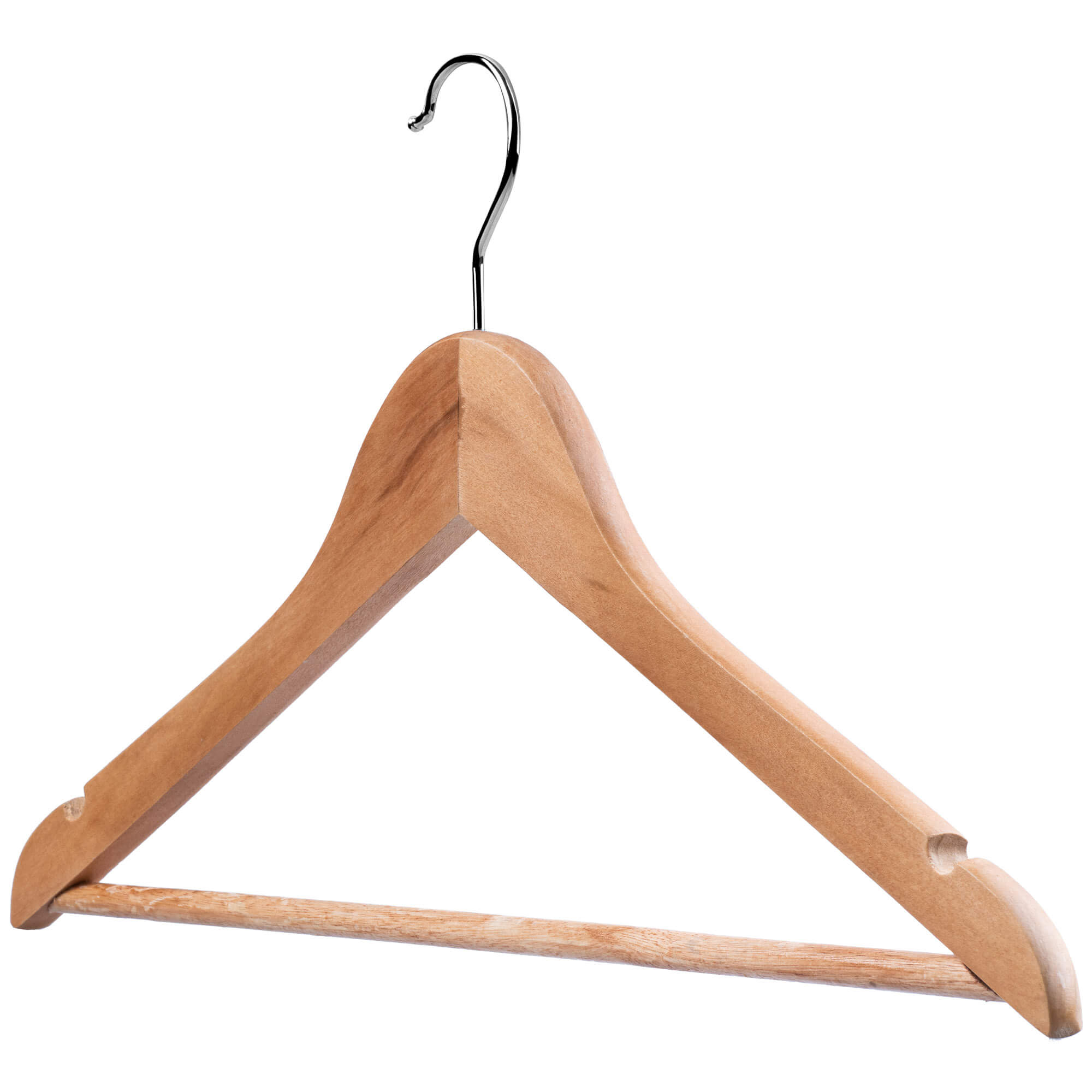 Wieszak drewniany na ubrania 3 szt.