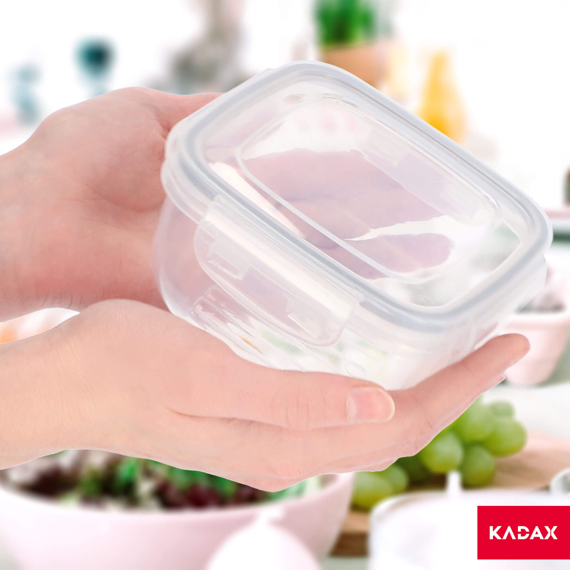 Pojemnik na żywność kwadratowy 0.5L