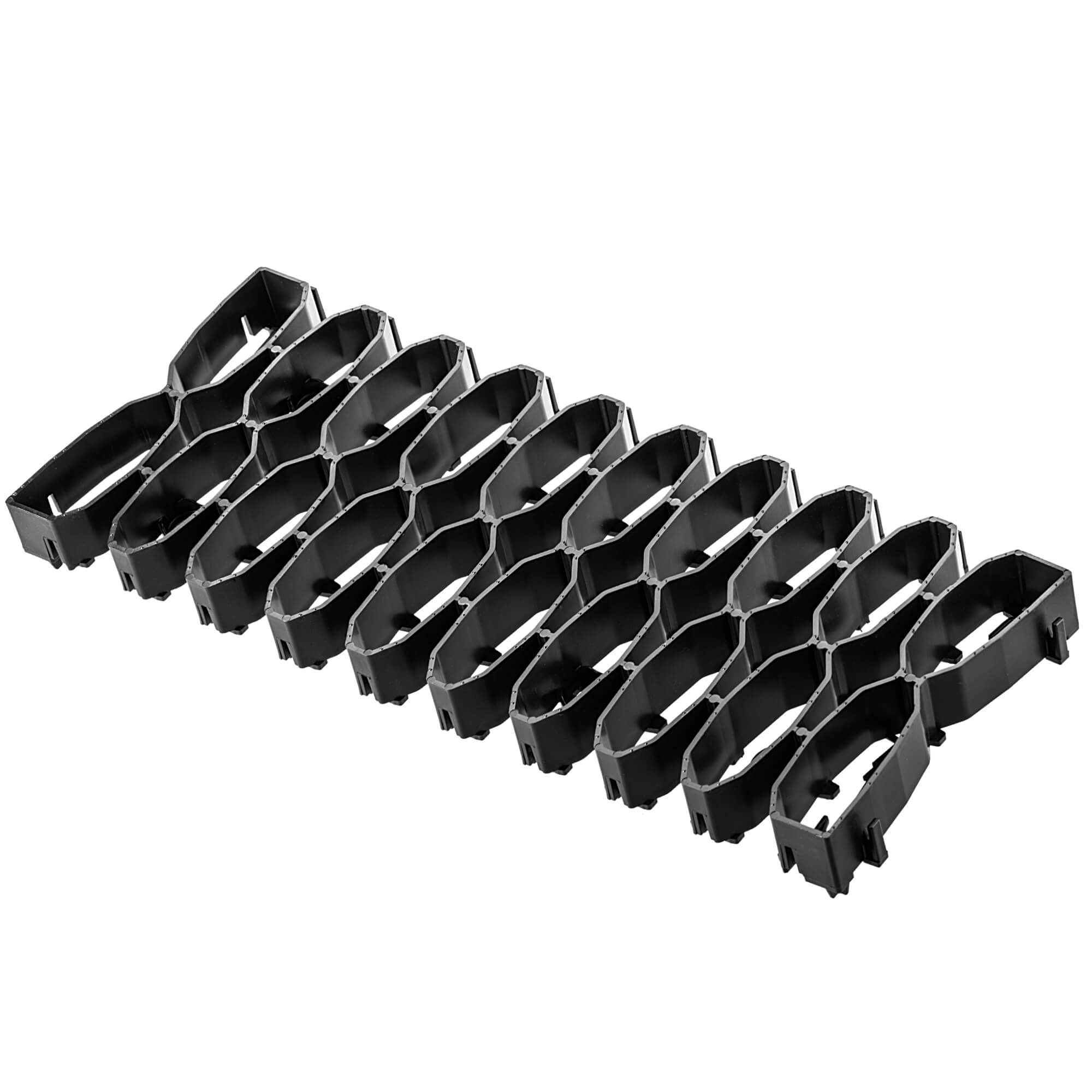 Kratka trawnikowa Montaron pod roboty koszące 47 x 20 cm czarna 4 szt.