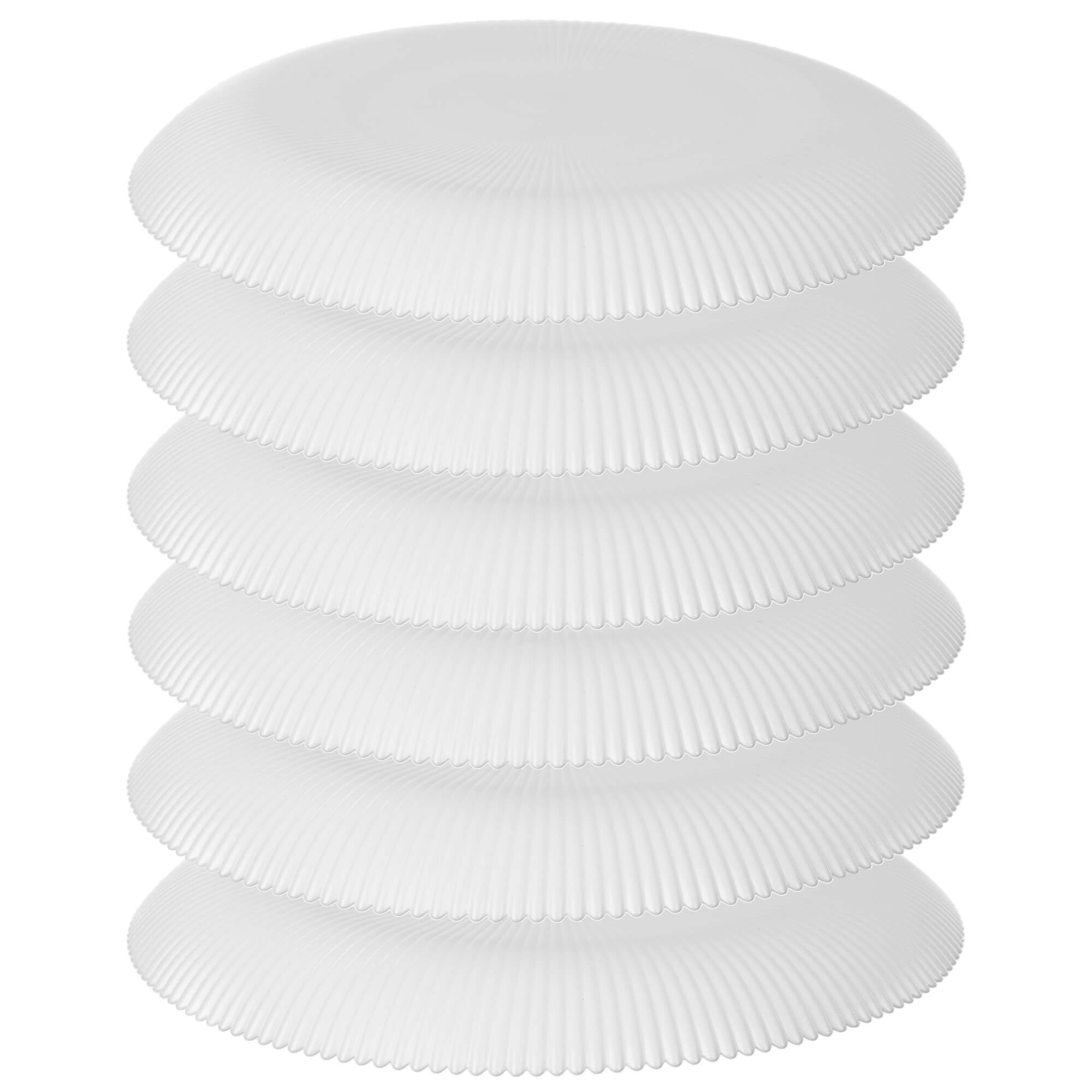 Talerz płytki Regno 26.5 cm biały 6 szt.