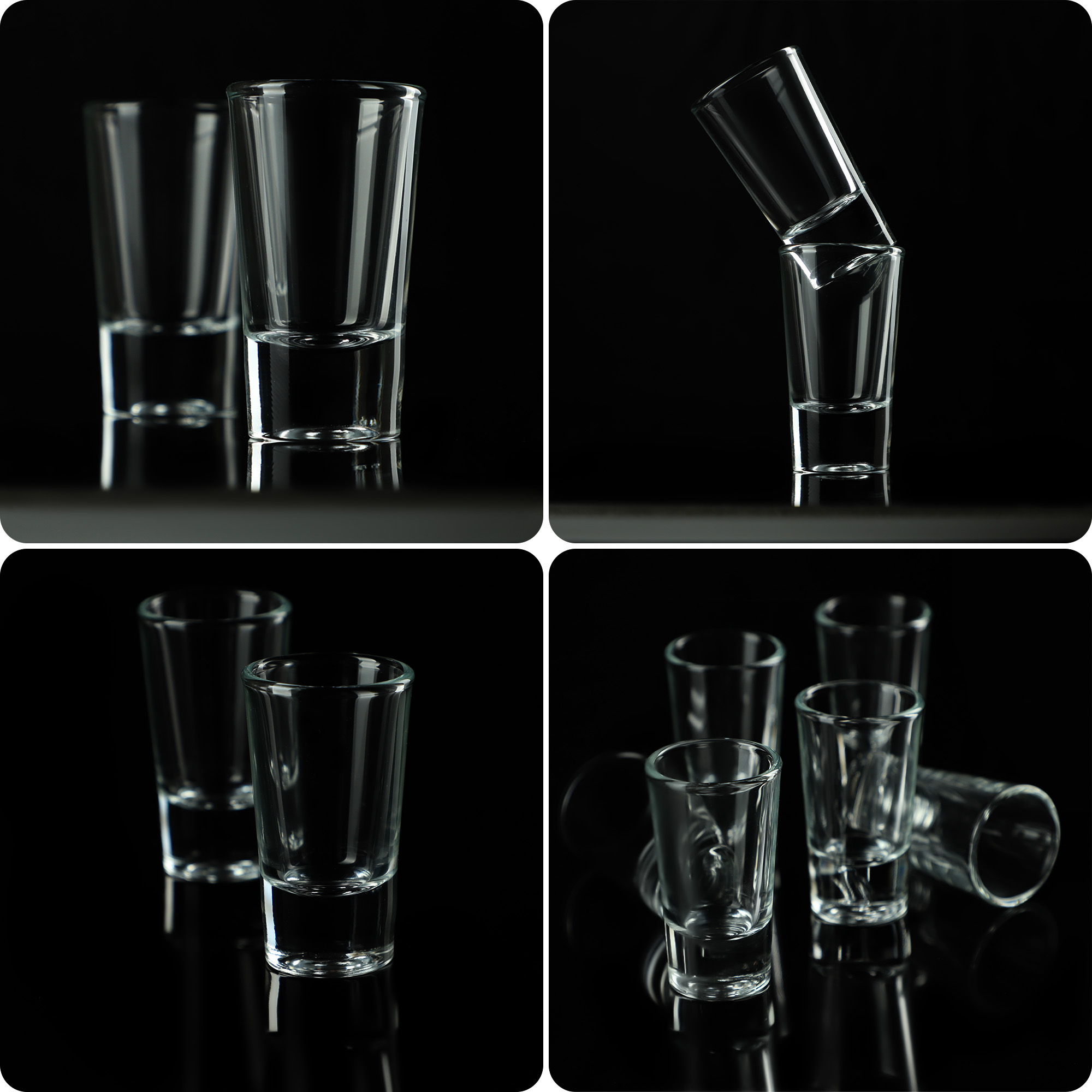 Kieliszki do wódki Lozzi 25 ml, pakiet 6 szt.