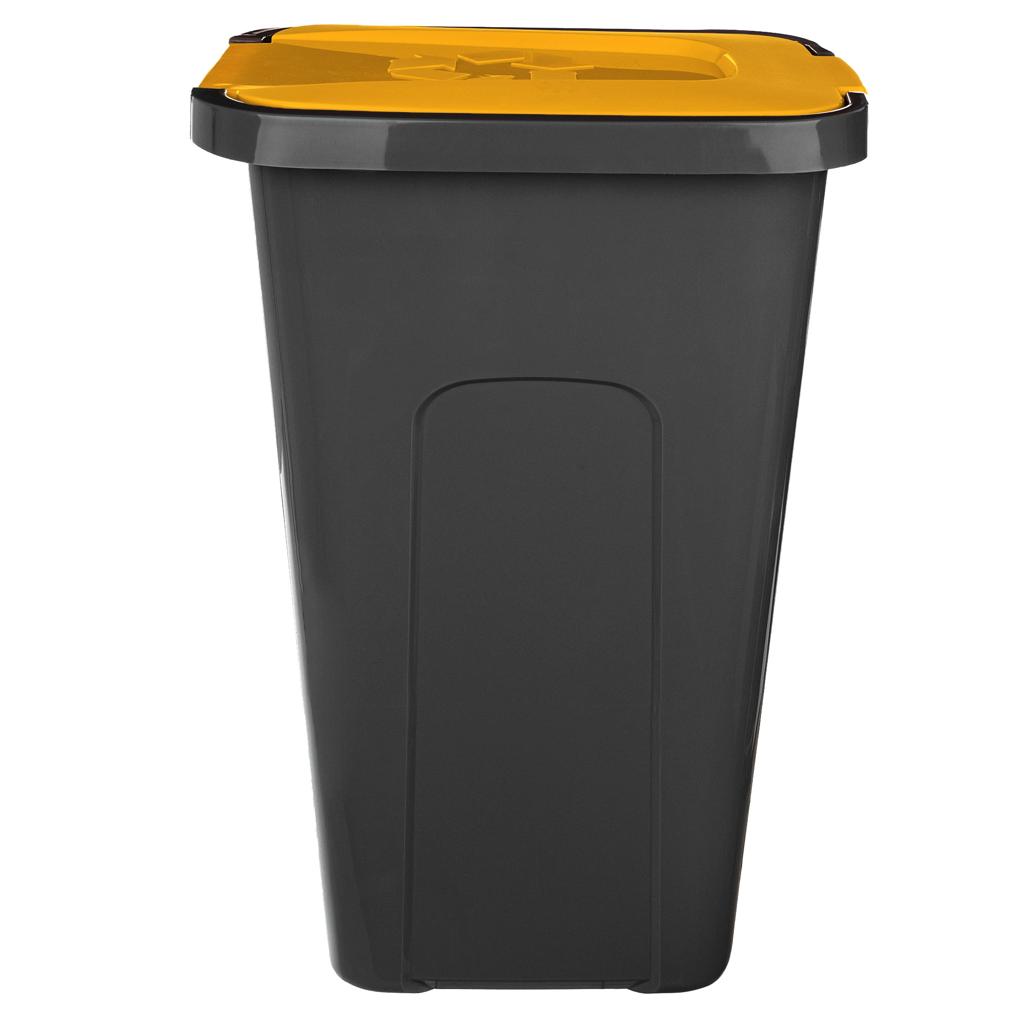 Kosz na śmieci Entrago 30L czarno-żółty