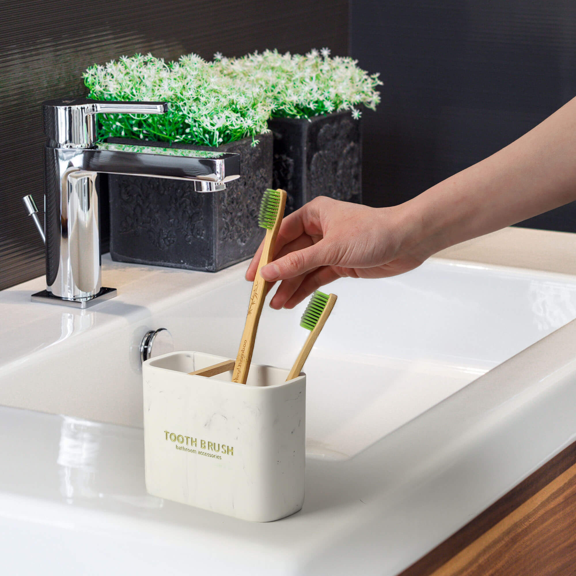 Kubek łazienkowy Colmar, biały