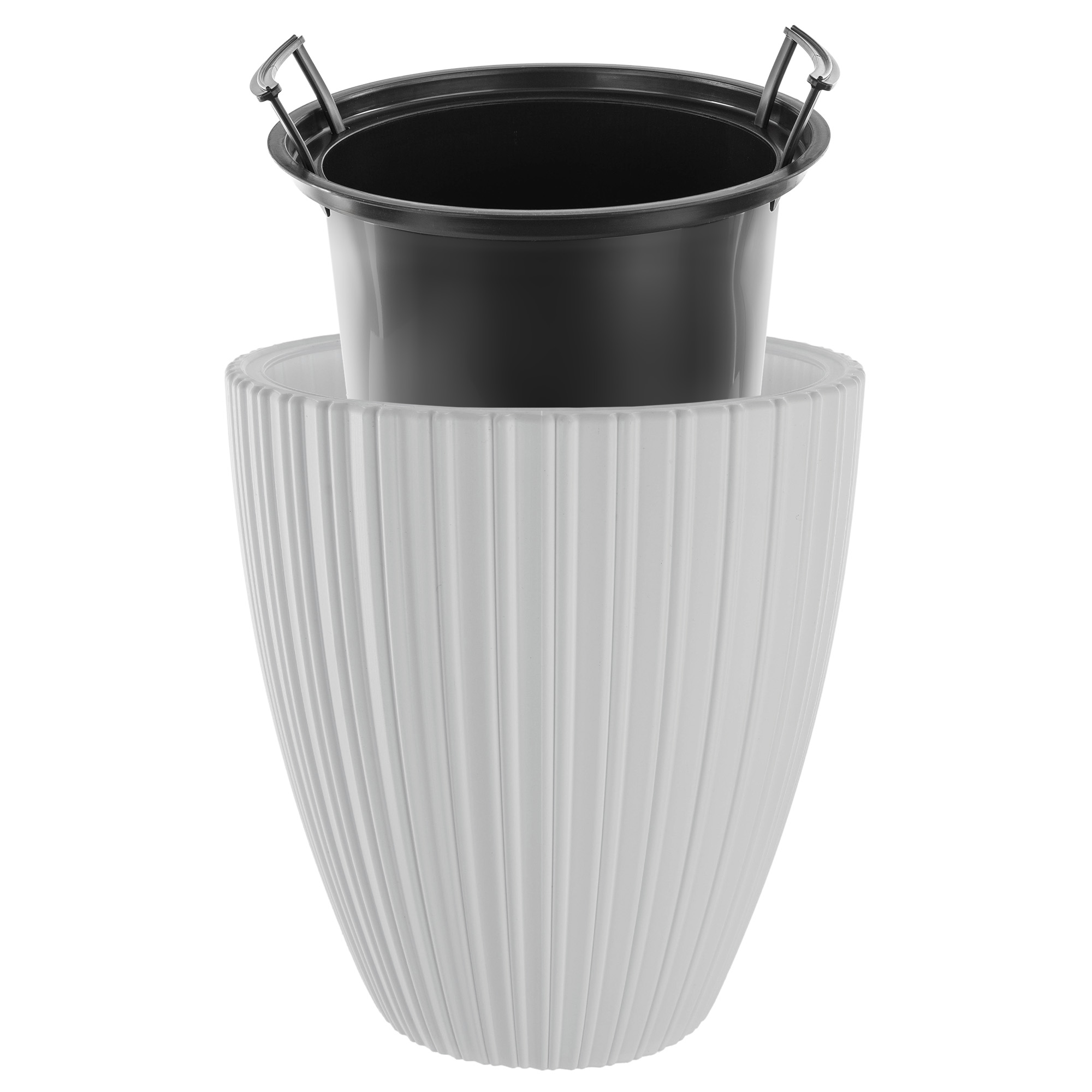 Doniczka na kwiaty Raivael 40 cm biała
