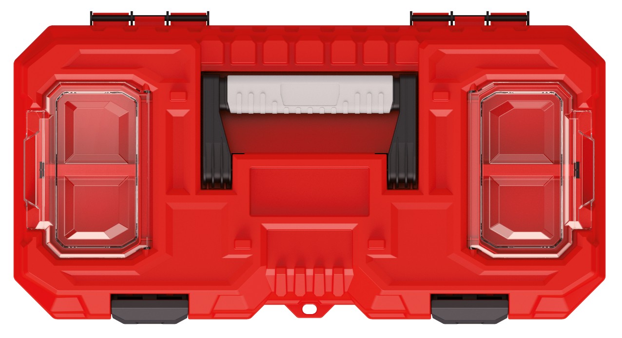 KISTENBERG Skrzynka narzędziowa Titan PLUS 55 22 - KTIP5530 - czerwony