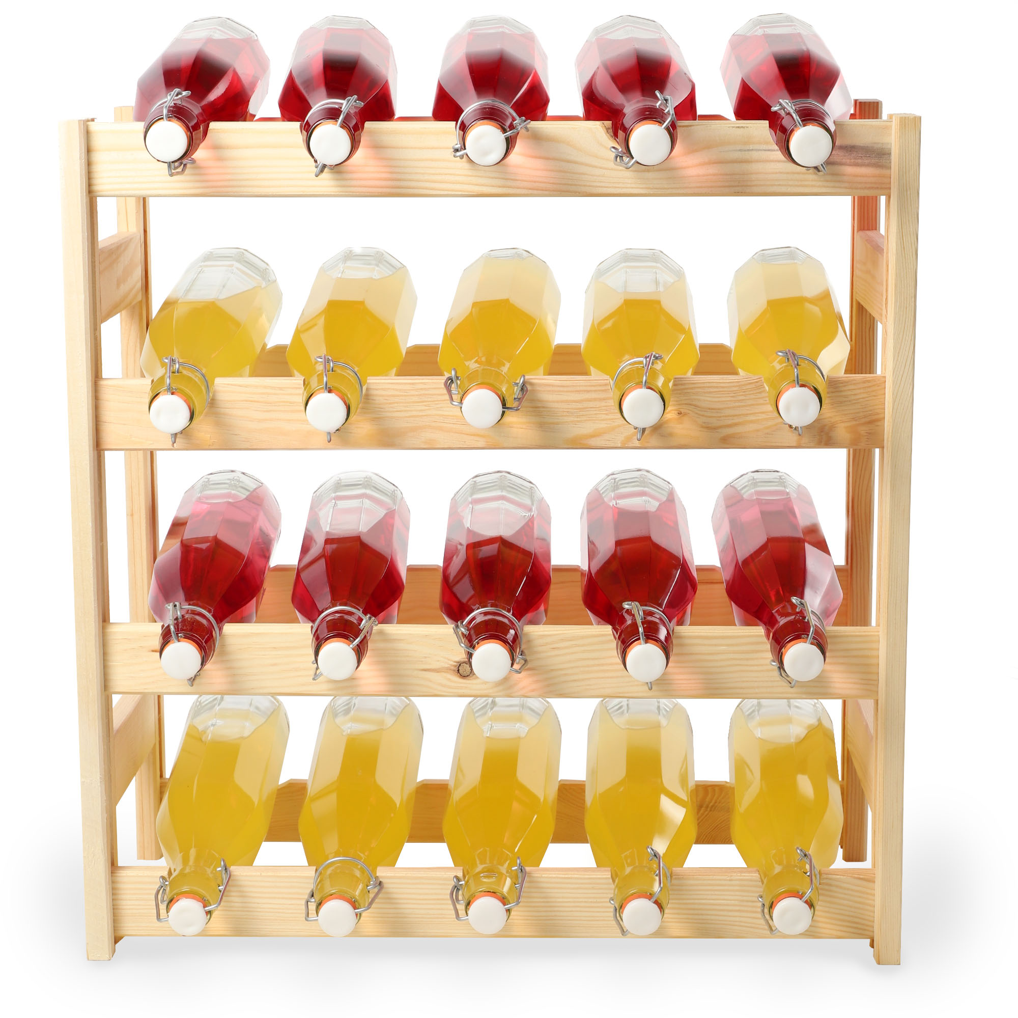 Drewniany regał na wino Carpi 54 x 25 cm