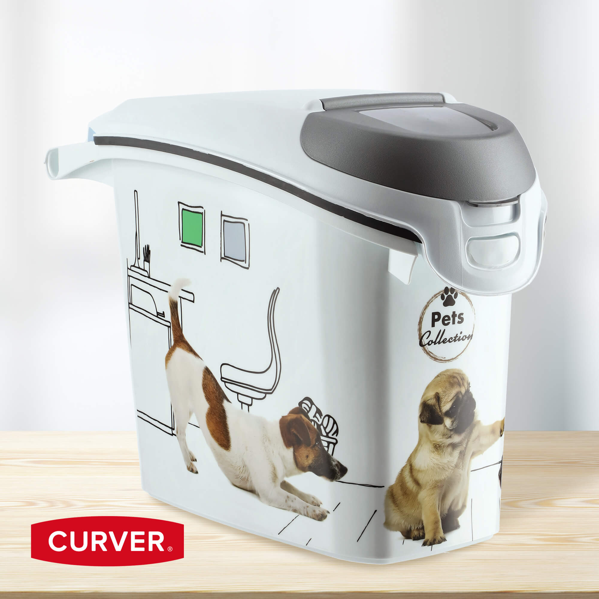 Pojemnik na karmę dla psa Curver Pet Life 15L