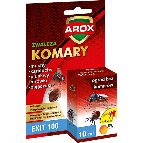Arox Exit 100 środek owadobójczy na owady biegające i latające 10ml