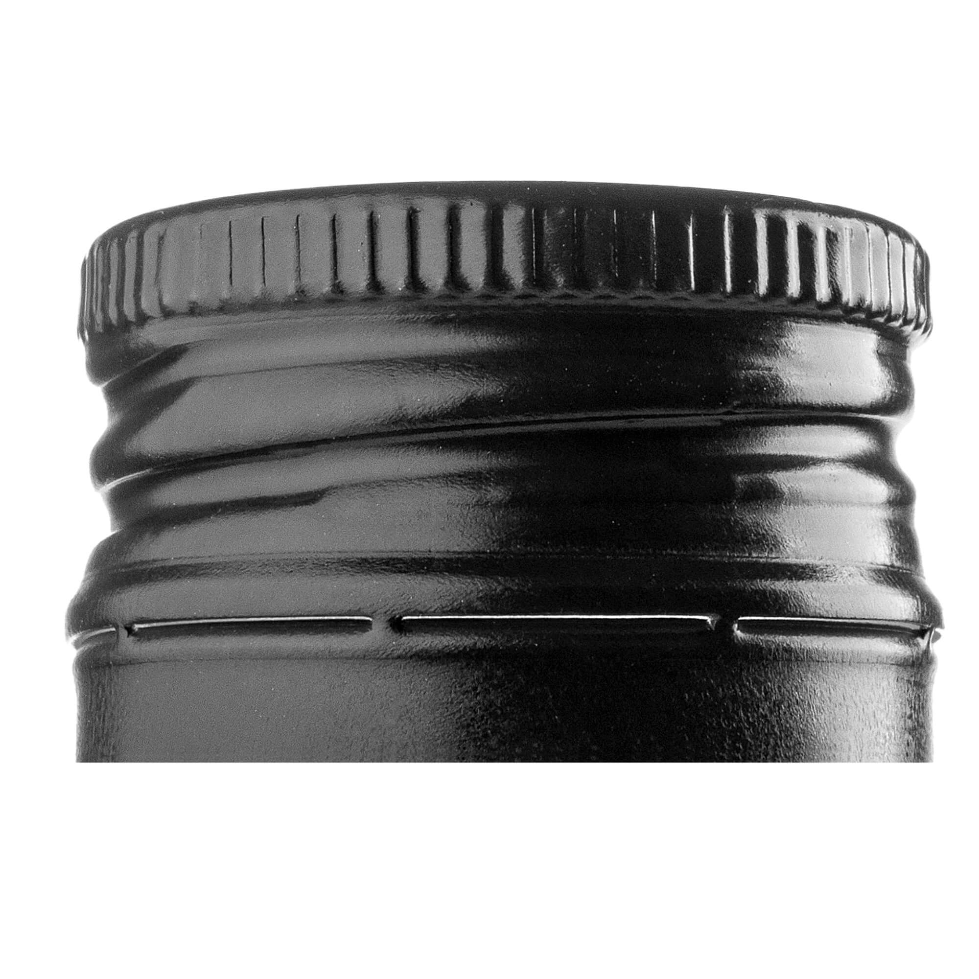 Aluminiowa zakrętka do butelek Annot fi 28mm czarna 10 szt.