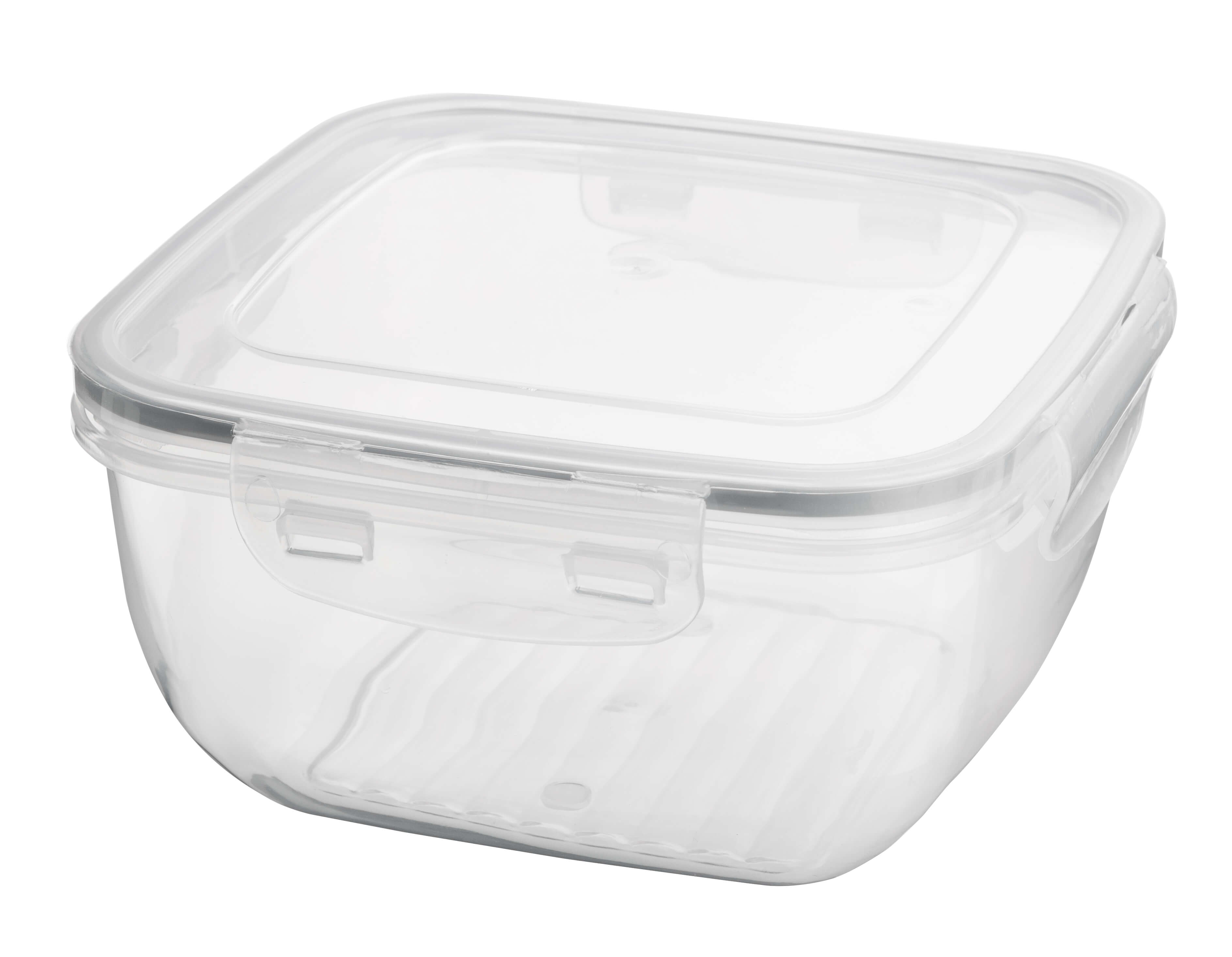 Pojemnik na żywność z pokrywką kwadratowy 1.5L