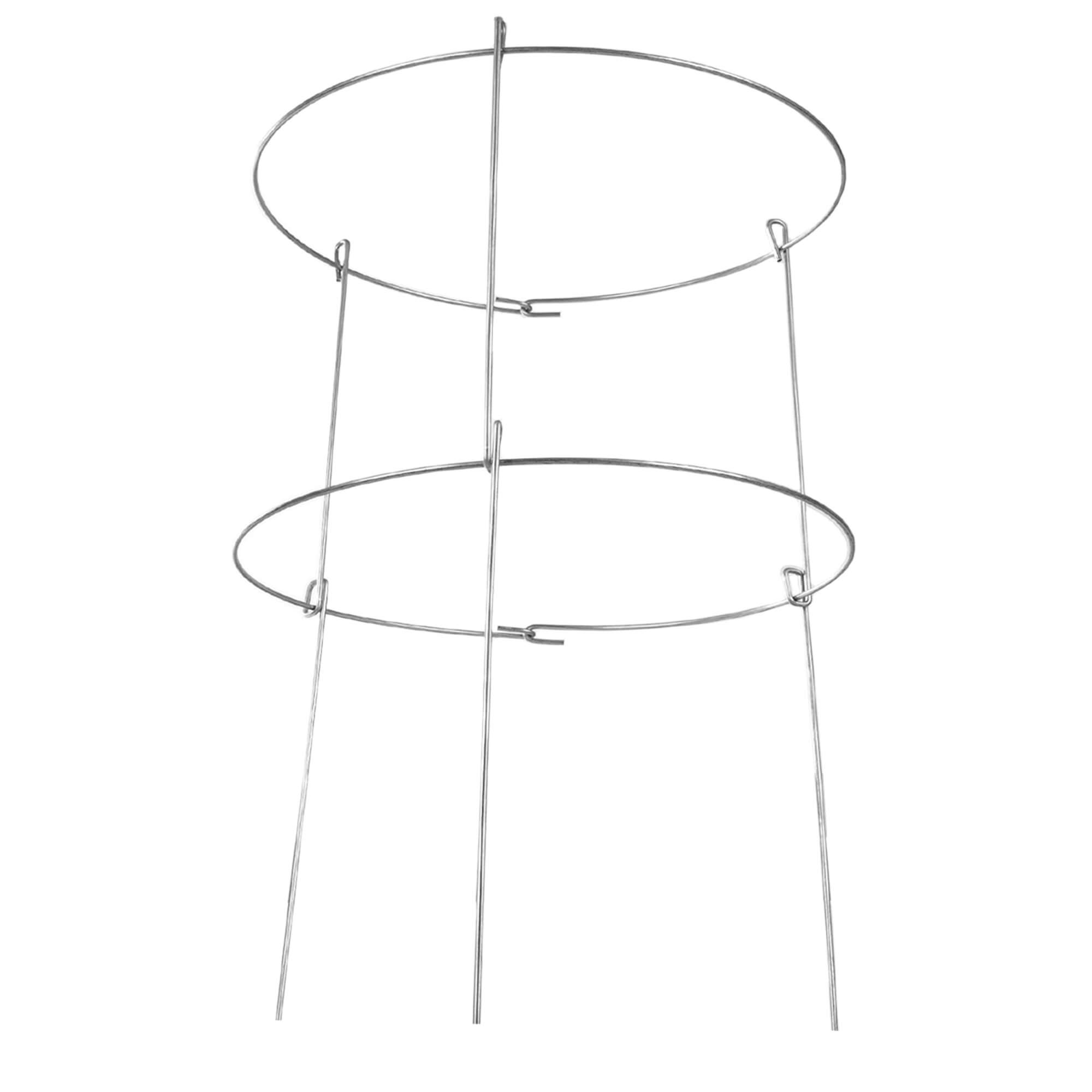 Obejma do roślin stalowa 60 x 36 cm, czarna