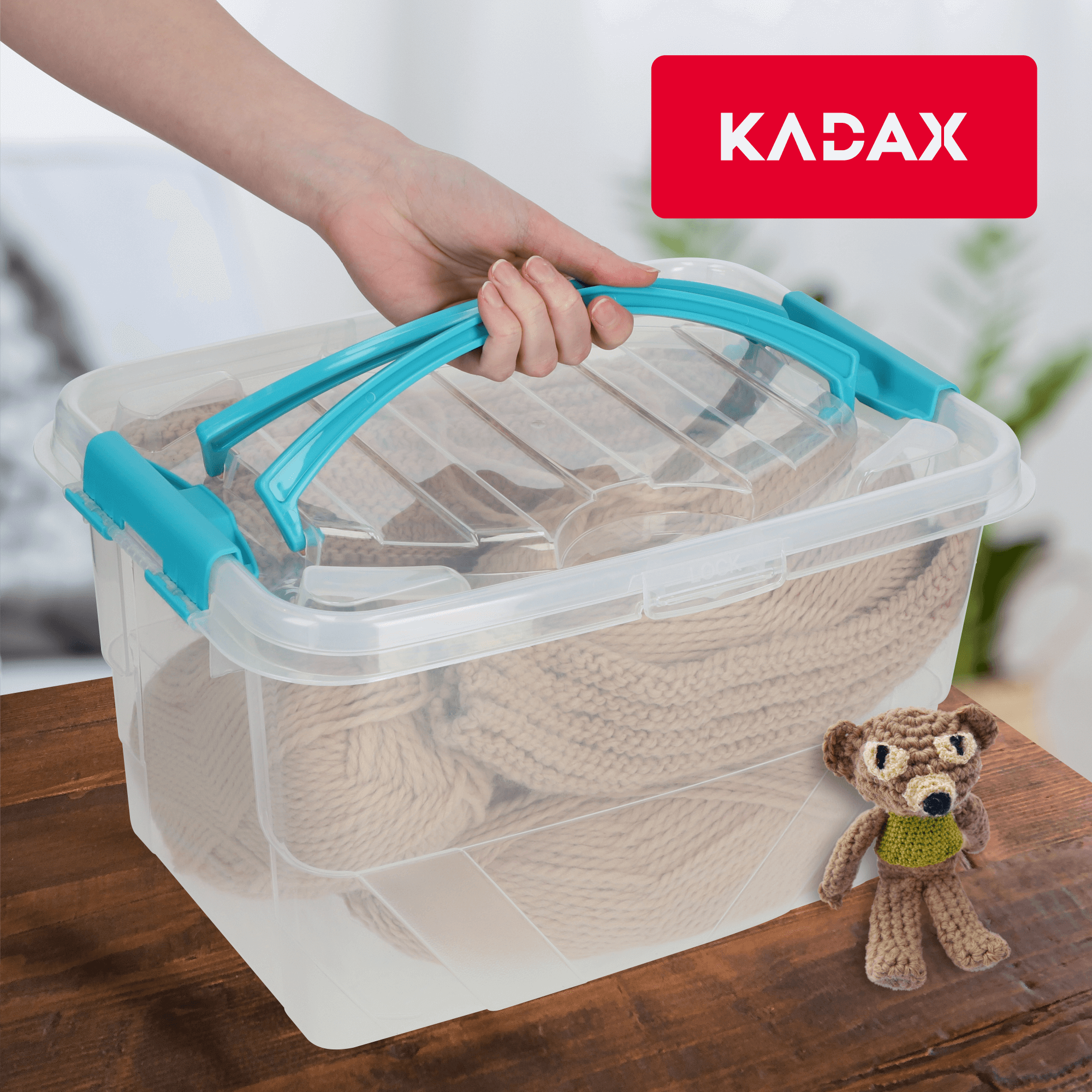 Pojemnik do przechowywania 14L, niebieski