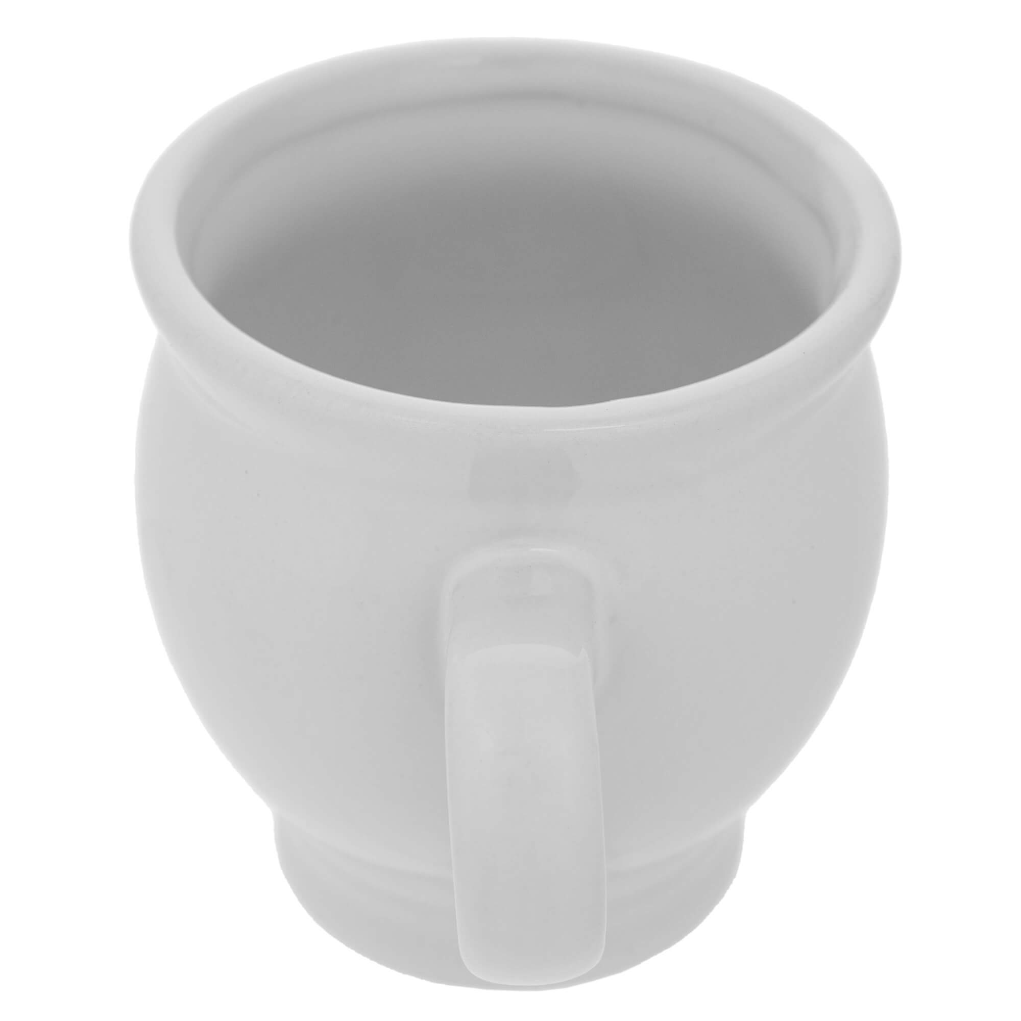 Kubek kamionkowy na grzane wino Lisle 250 ml biały