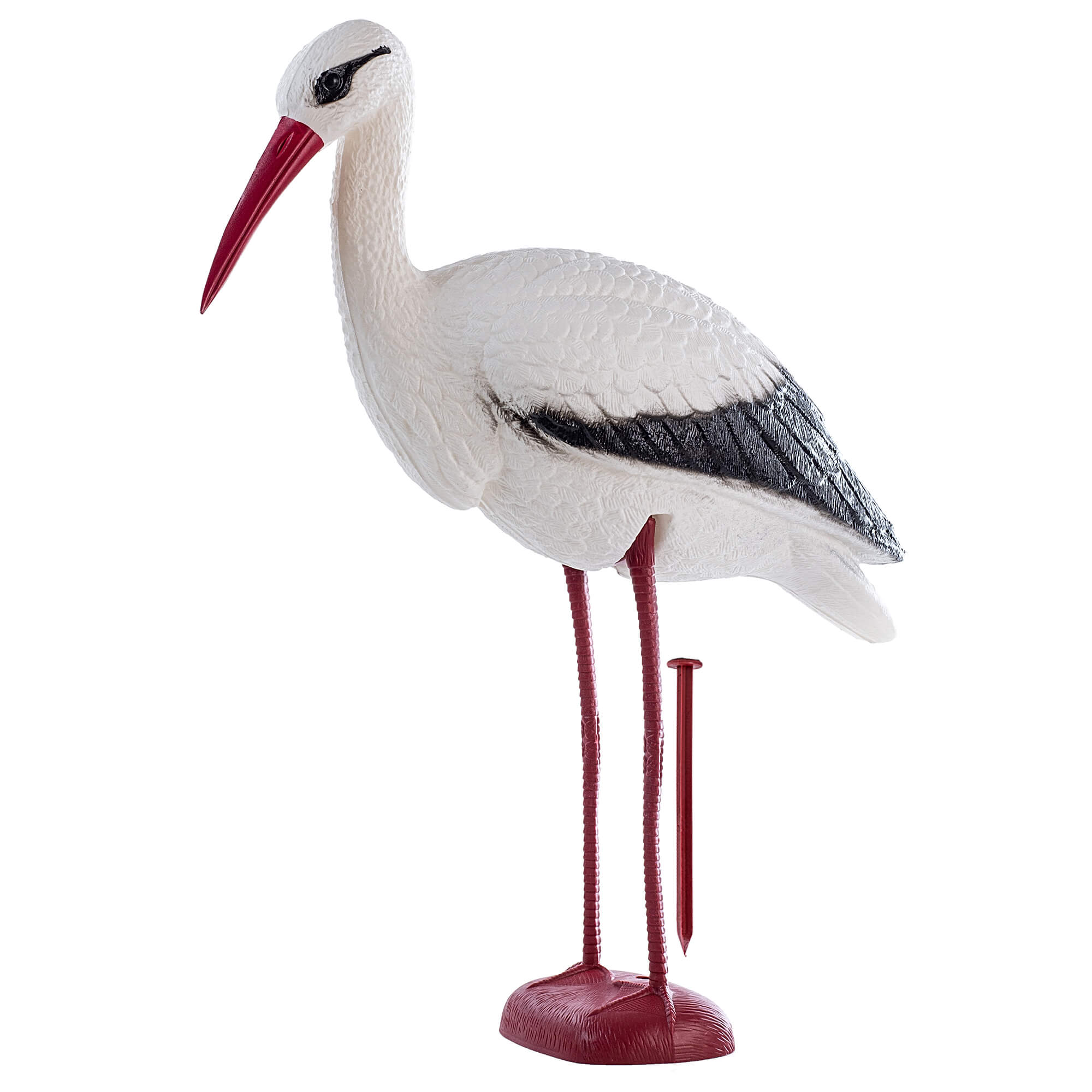 Figurka bocian dekoracja ogrodowa