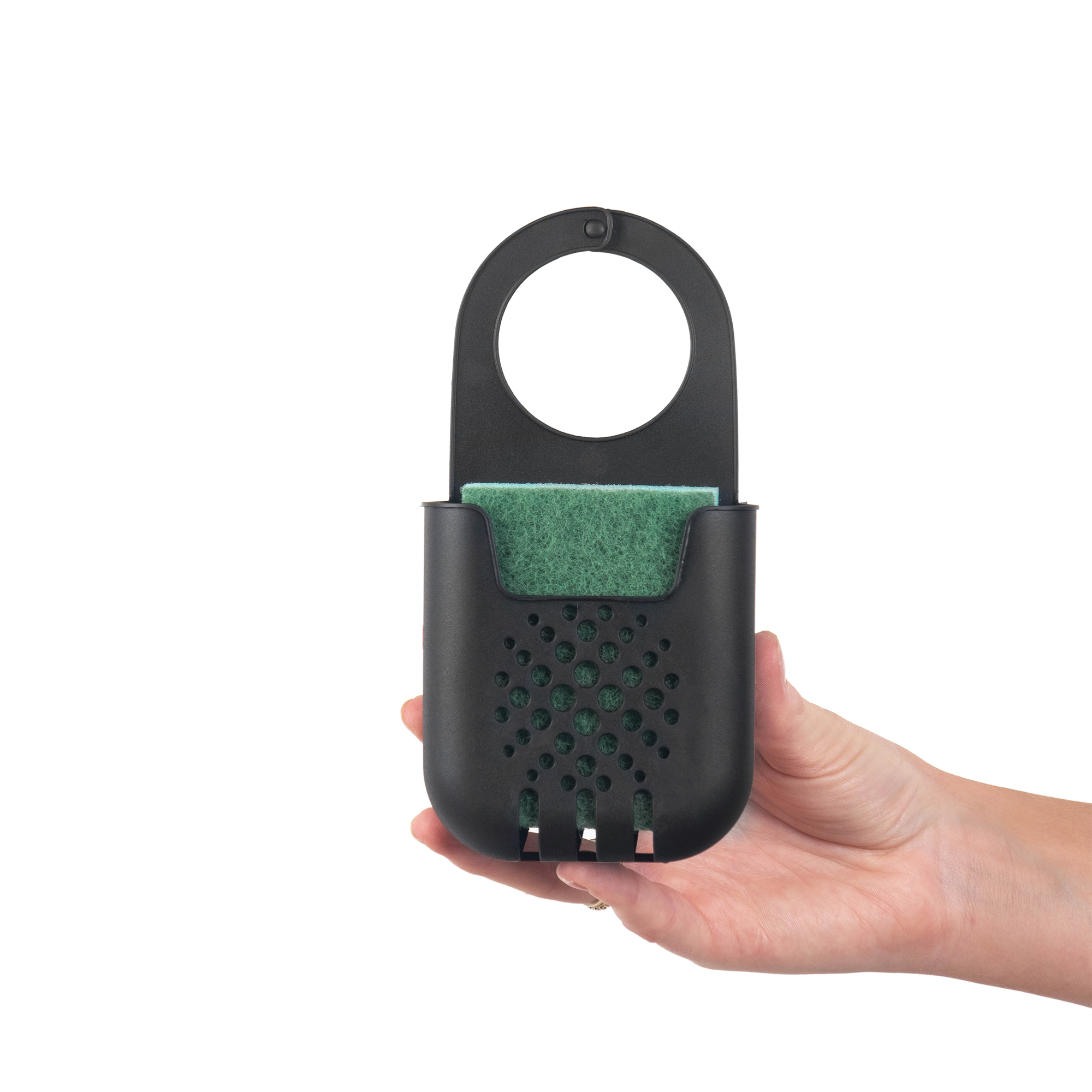 Wiszący organizer Cascia z gąbką czarny