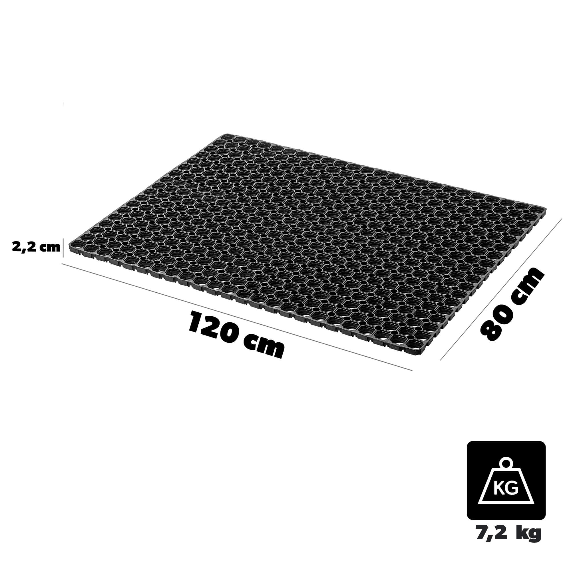 Wycieraczka gumowa pod drzwi Broves 80x120 cm