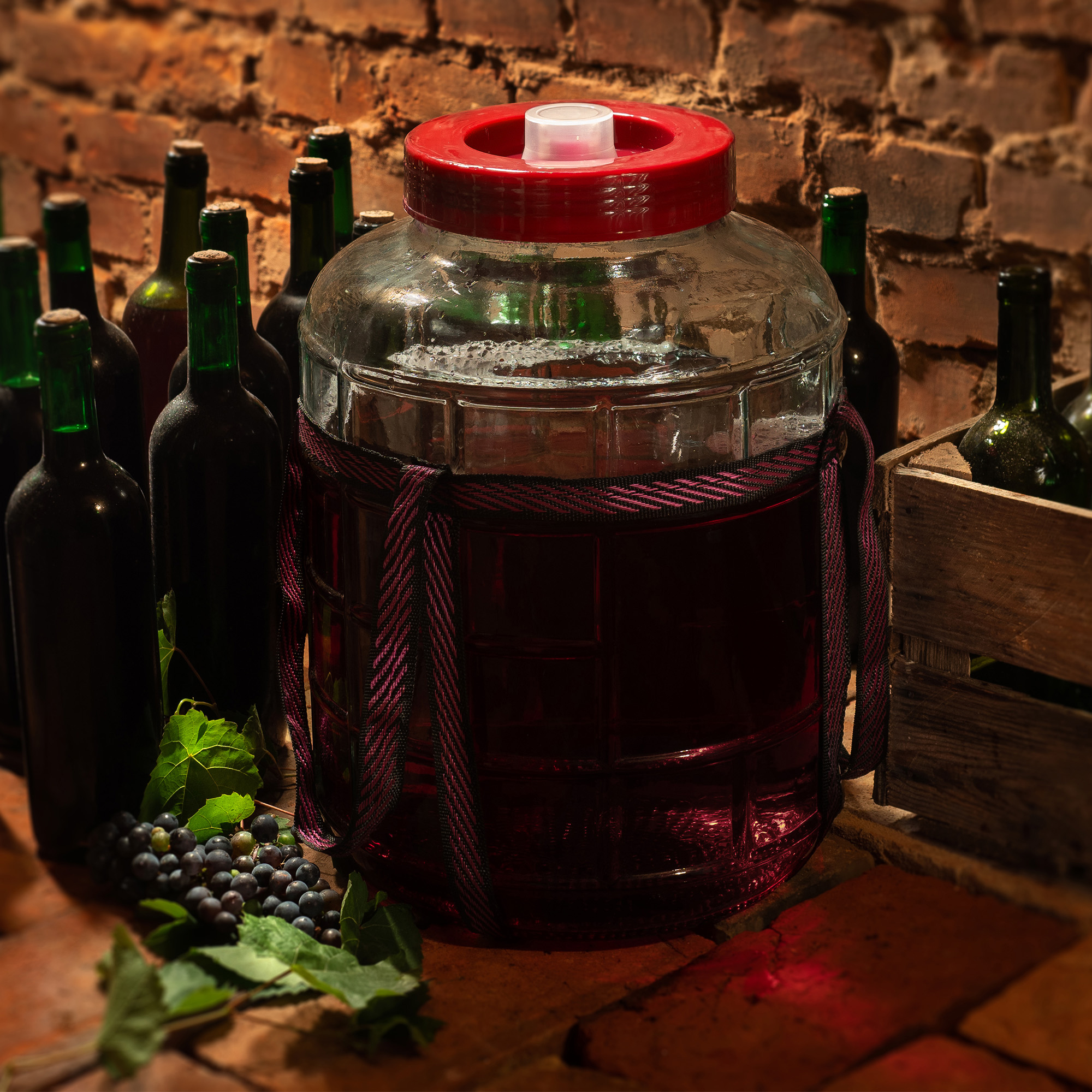 Uniwersalny szklany słój z zakrętką Fenis 30L