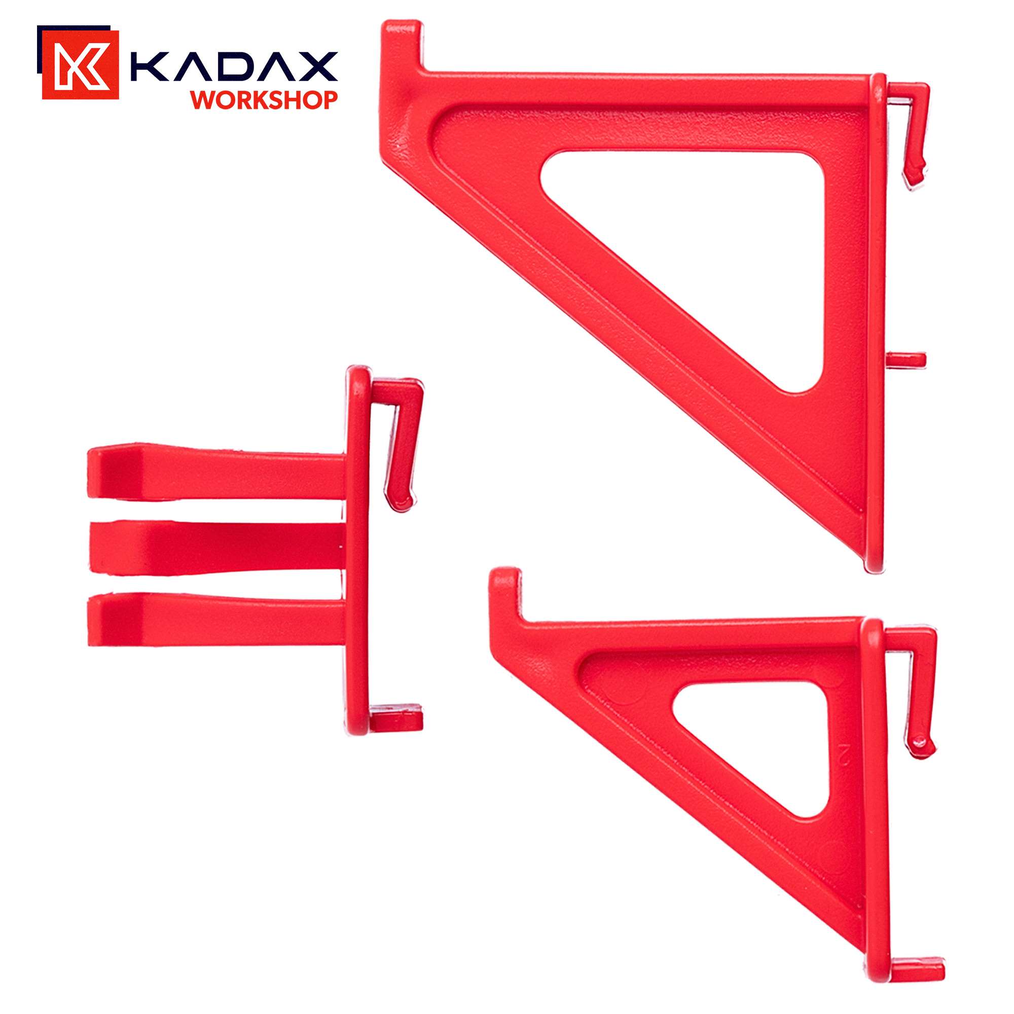 Zestaw wieszaków Ursel do tablicy narzędziowej 16 elementów