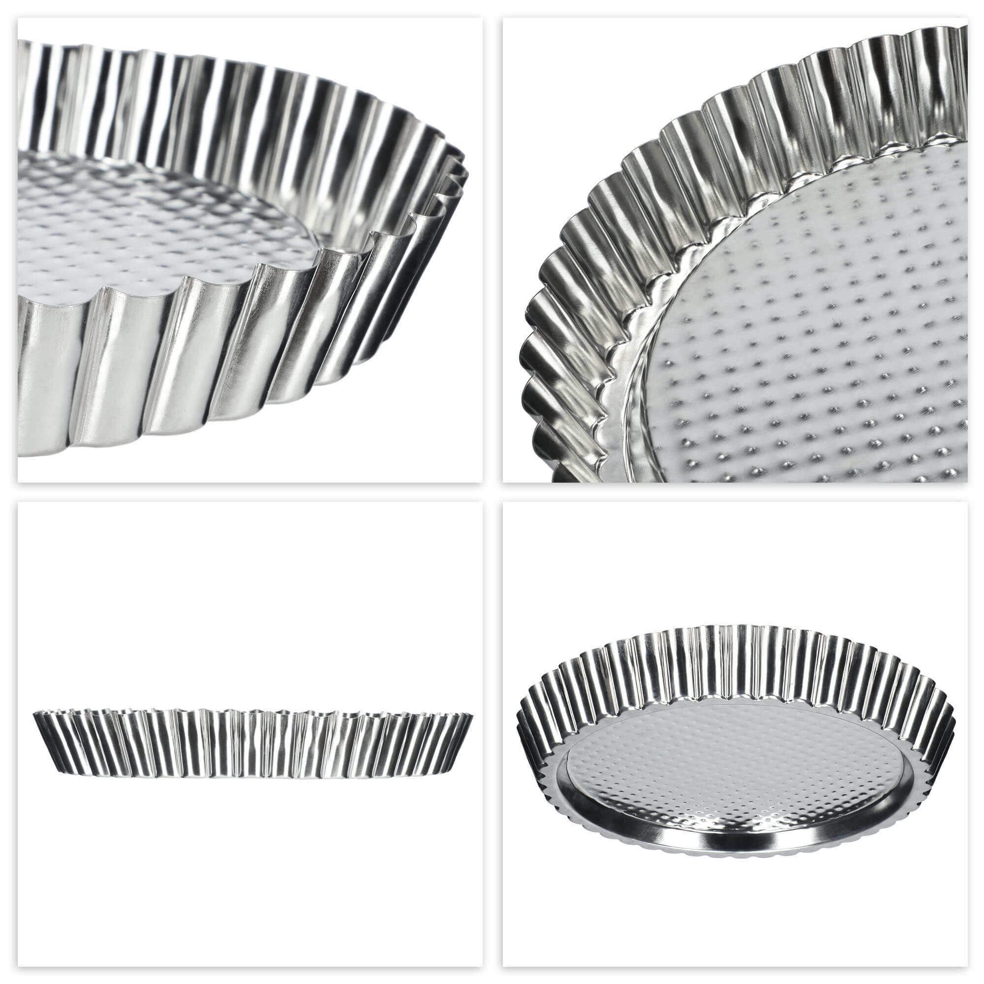 Forma karbowana do pieczenia tarty 22 x 3 cm