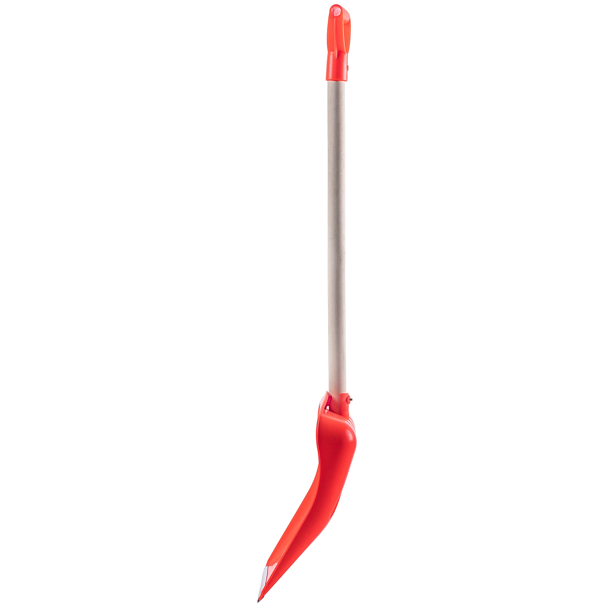 Łopata do śniegu 130 cm, pomarańczowa szeroka