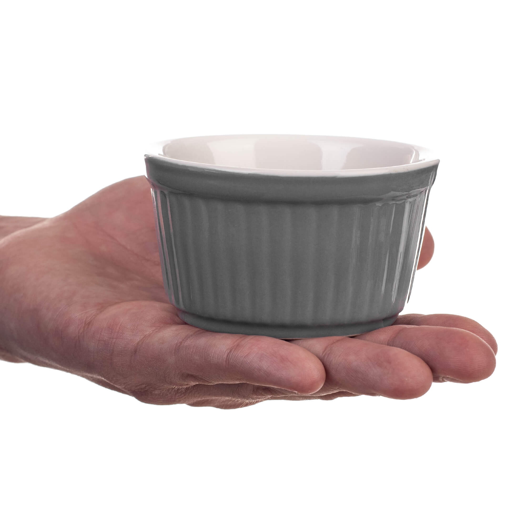 Naczynie ceramiczne do zapiekania Maes 9 x 5 cm szare 6 szt.