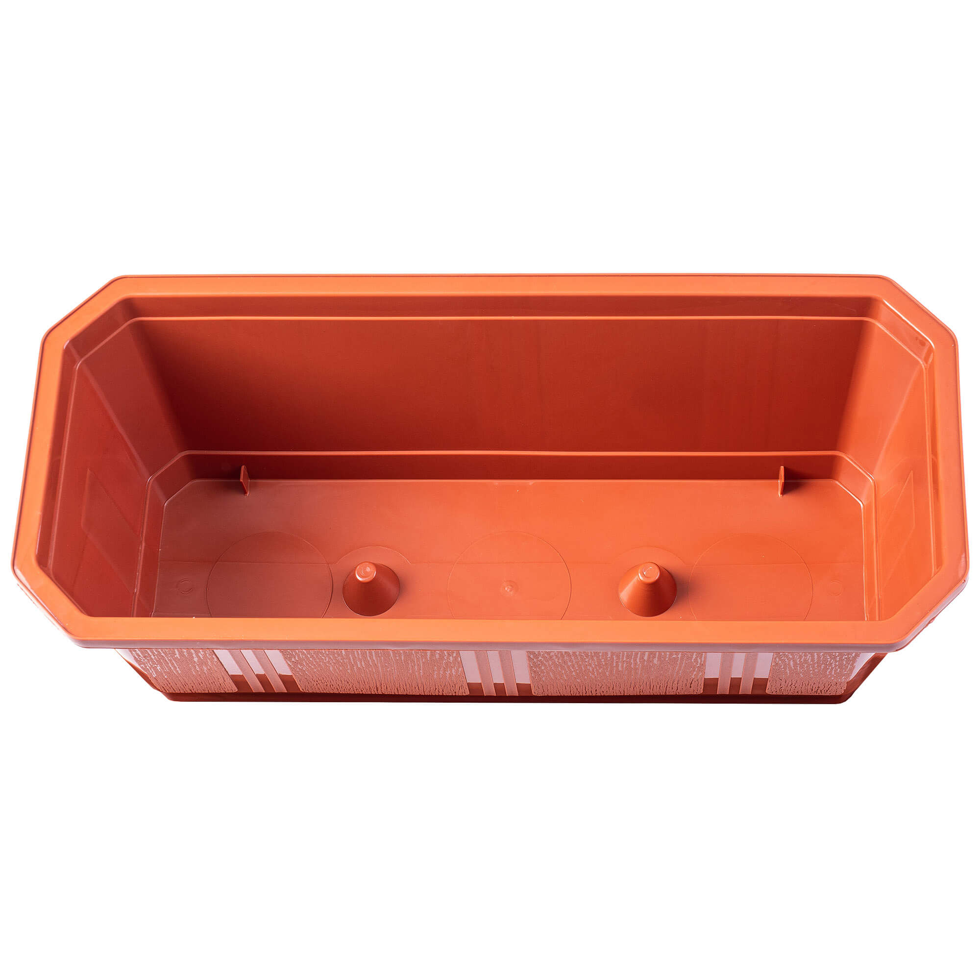 Doniczka balkonowa Trani 40 cm, terrakota