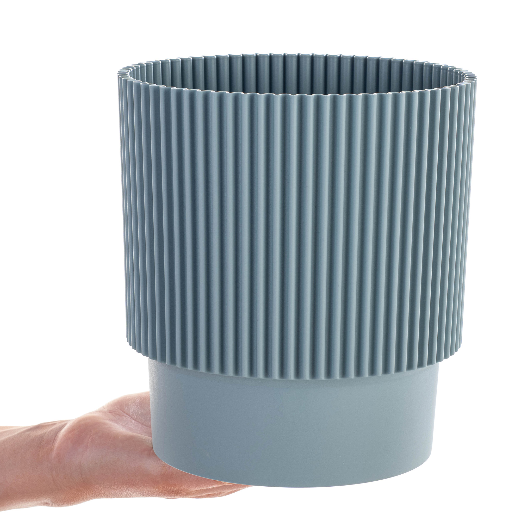 Doniczka na kwiaty Aldeia 18cm błękitny