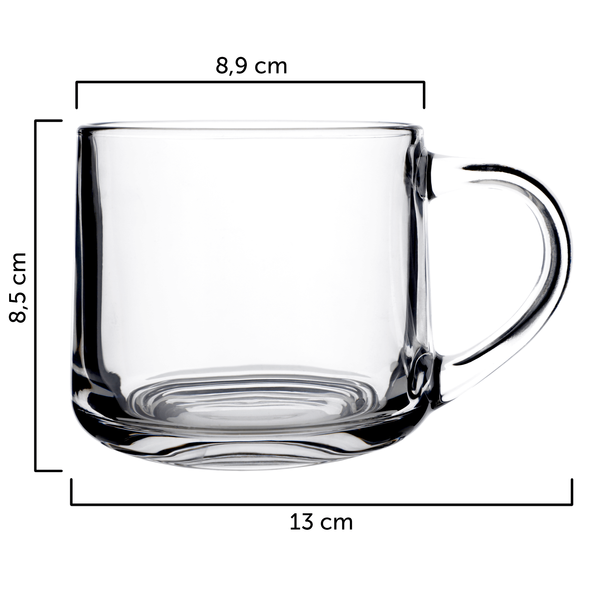 Kubki do herbaty i ciepłych napojów Mosnes, 350 ml, 6 szt.