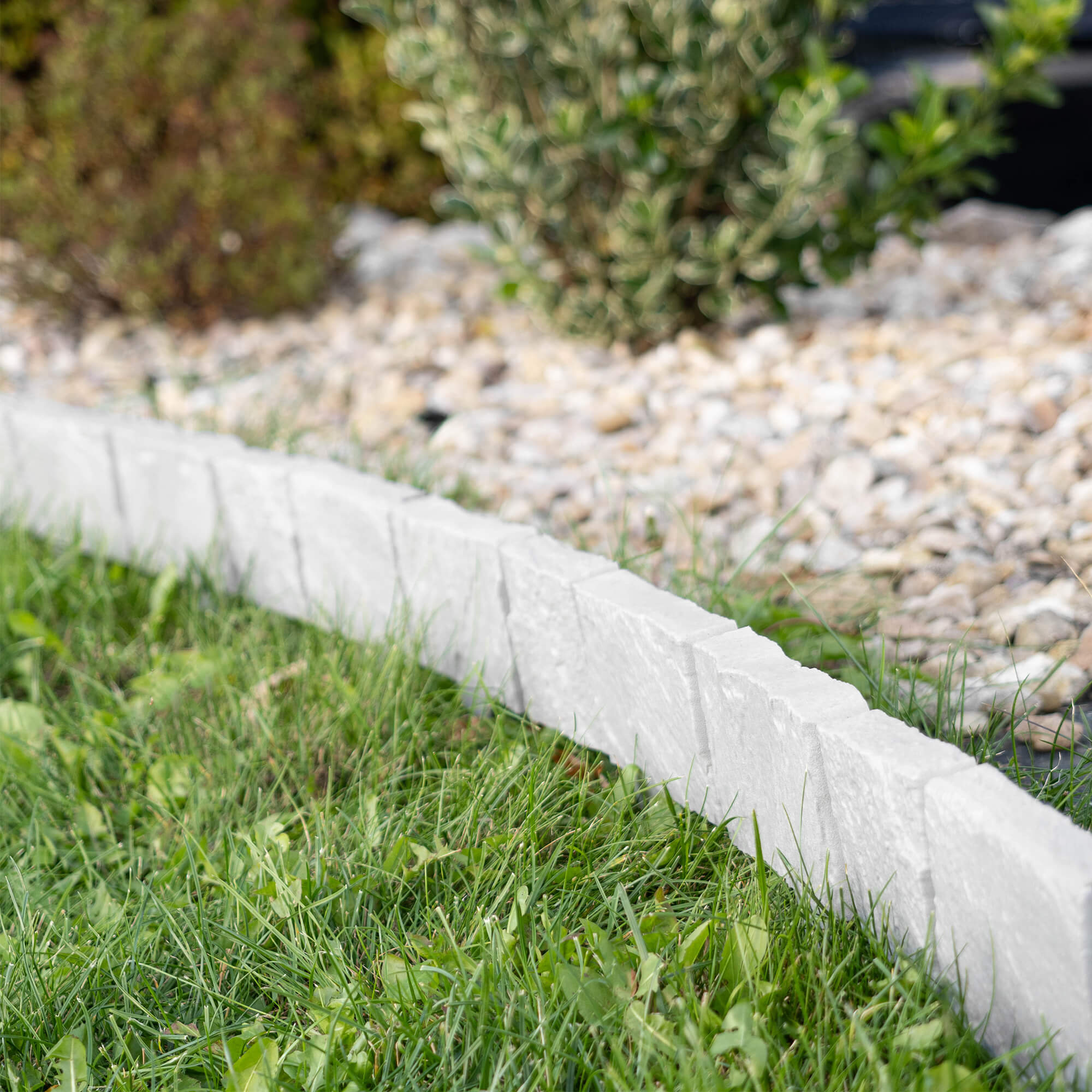 Obrzeże ogrodowe Averton 78 x 9 cm szary kamień 5 szt.