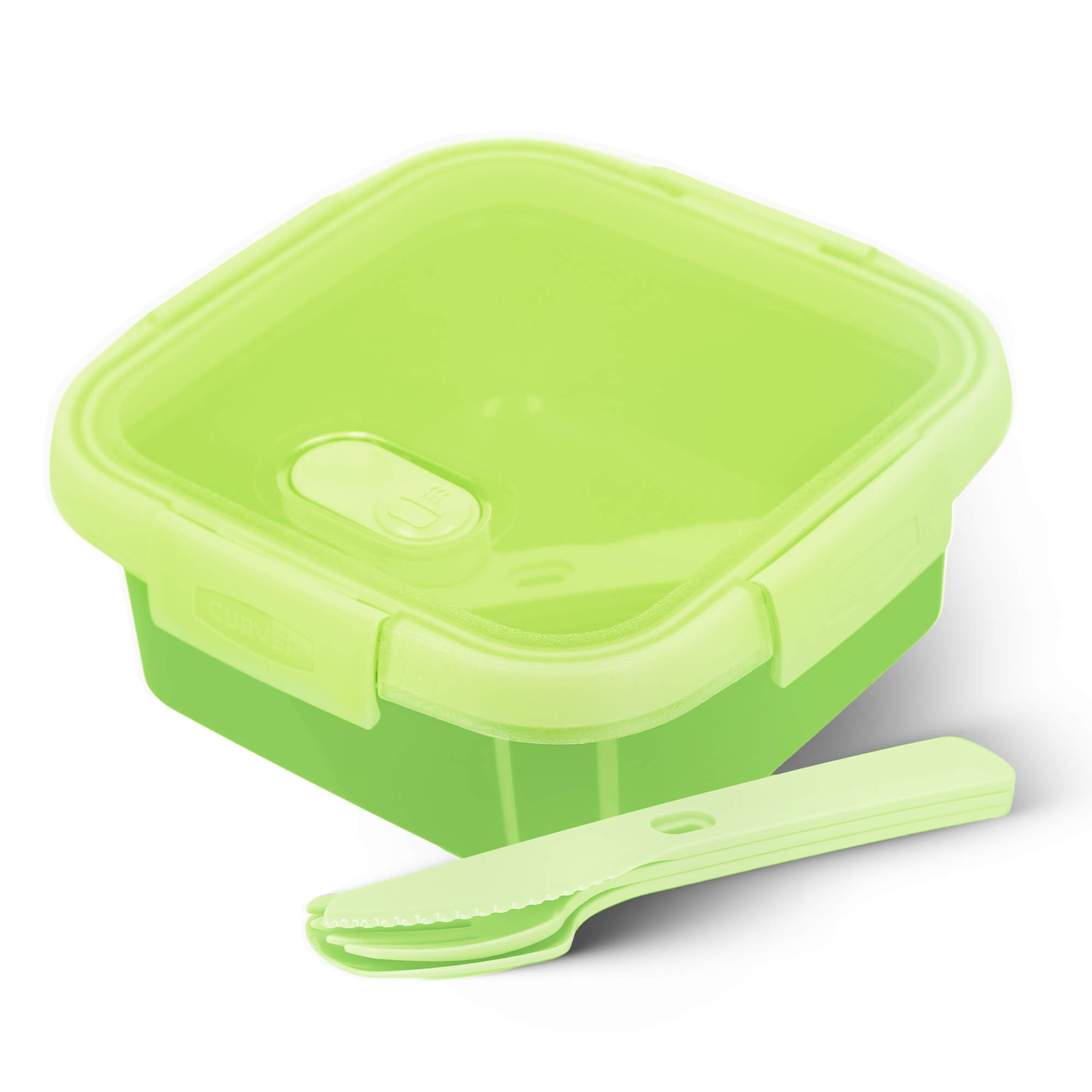 Pojemnik kwadratowy 0,9L Curver To Go Lunch, zielony