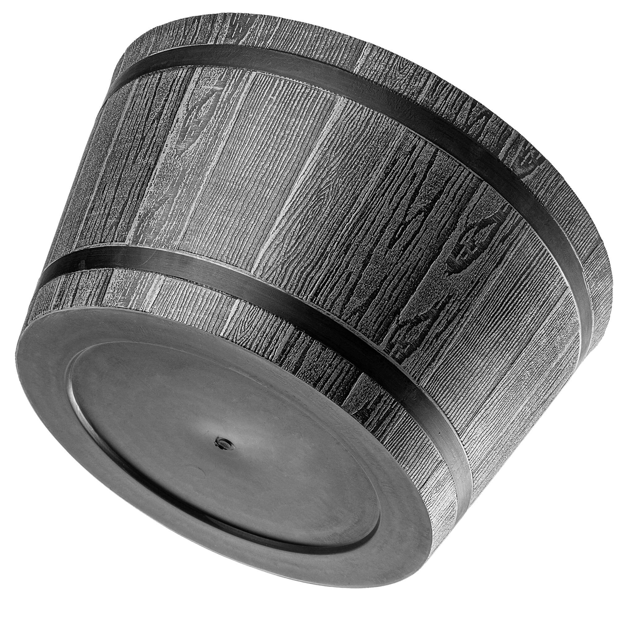 Donica na kwiaty Sori 40 cm, ciemny szary