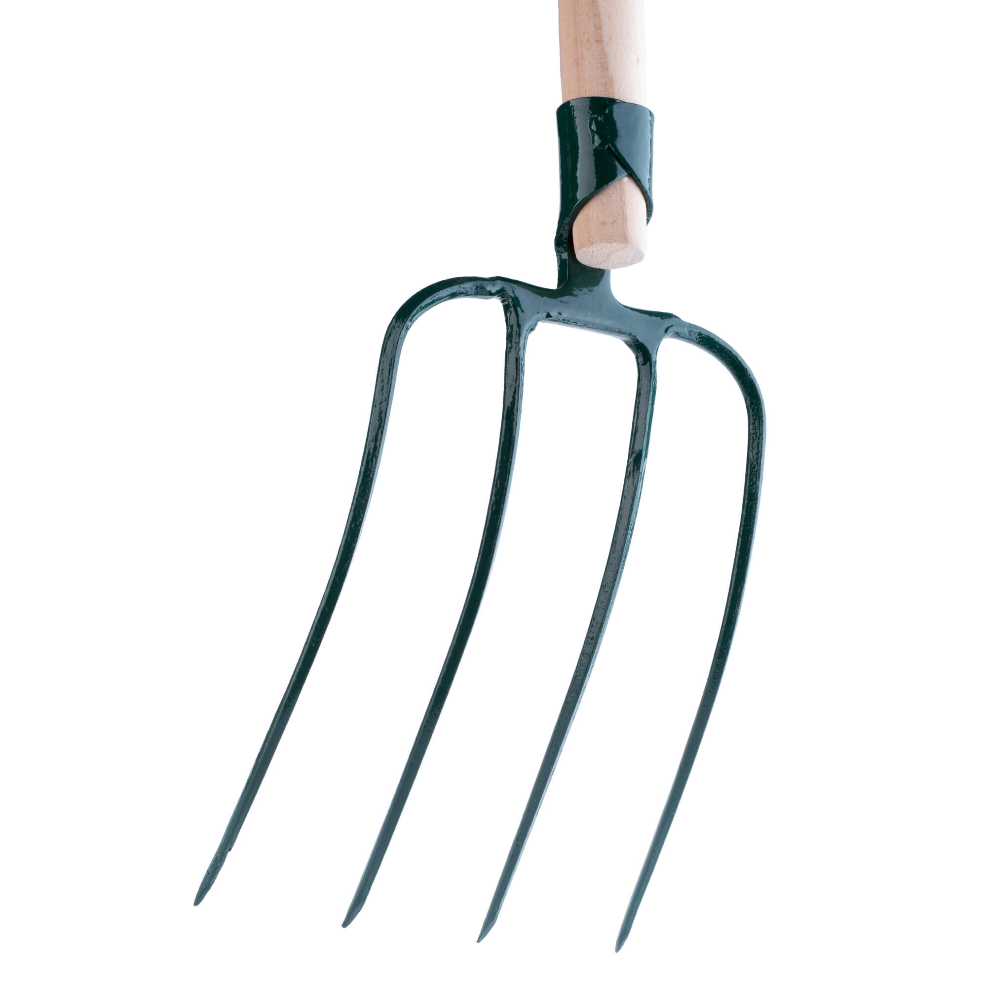 Widły do siania Varzi 4 zęby 129 cm, zielone