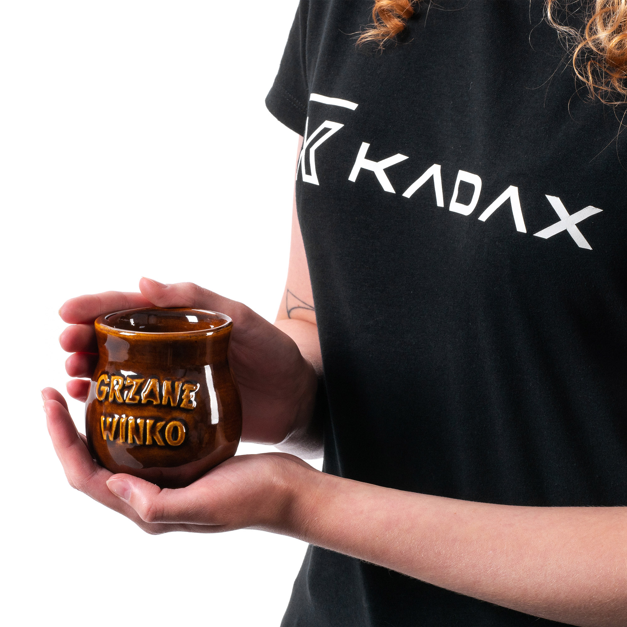 Kubek kamionkowy z napisem Olympia 0,25L