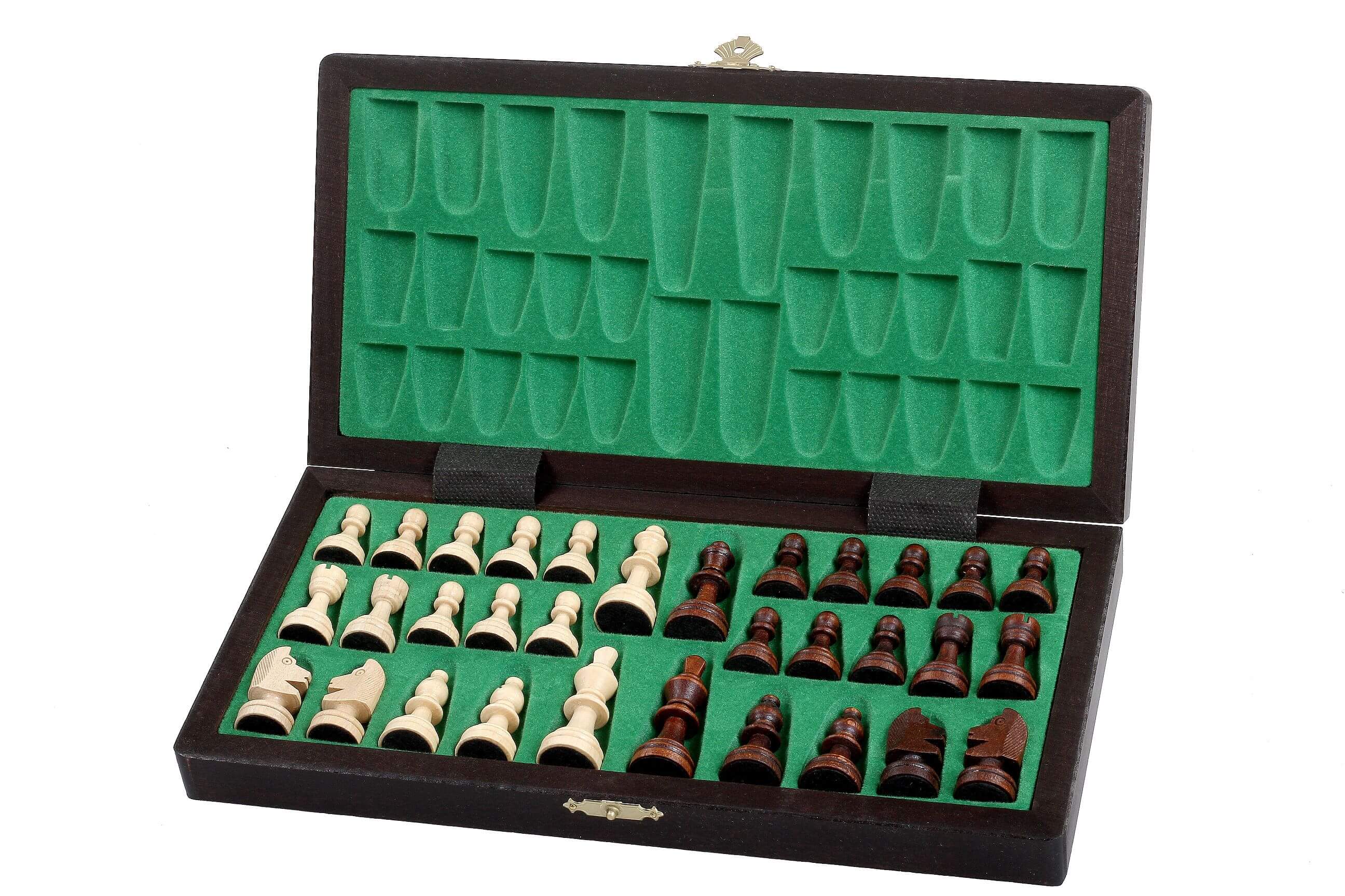 Szachy drewniane magnetyczne