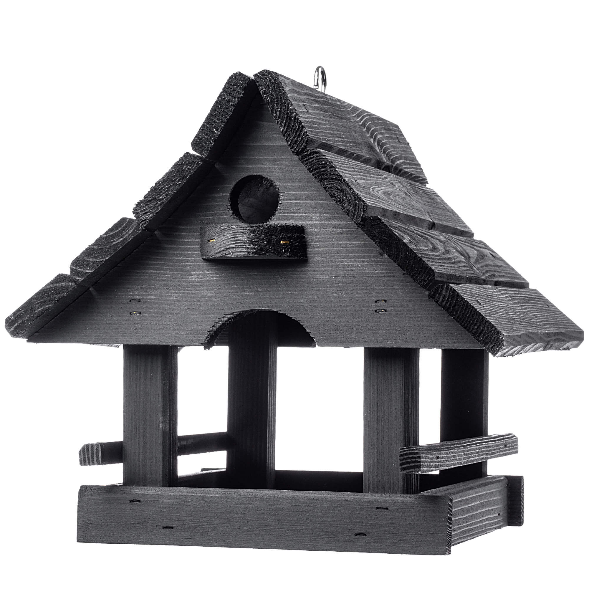 Karmnik dla ptaków Arbis domek 30 x 25 cm antracytowy