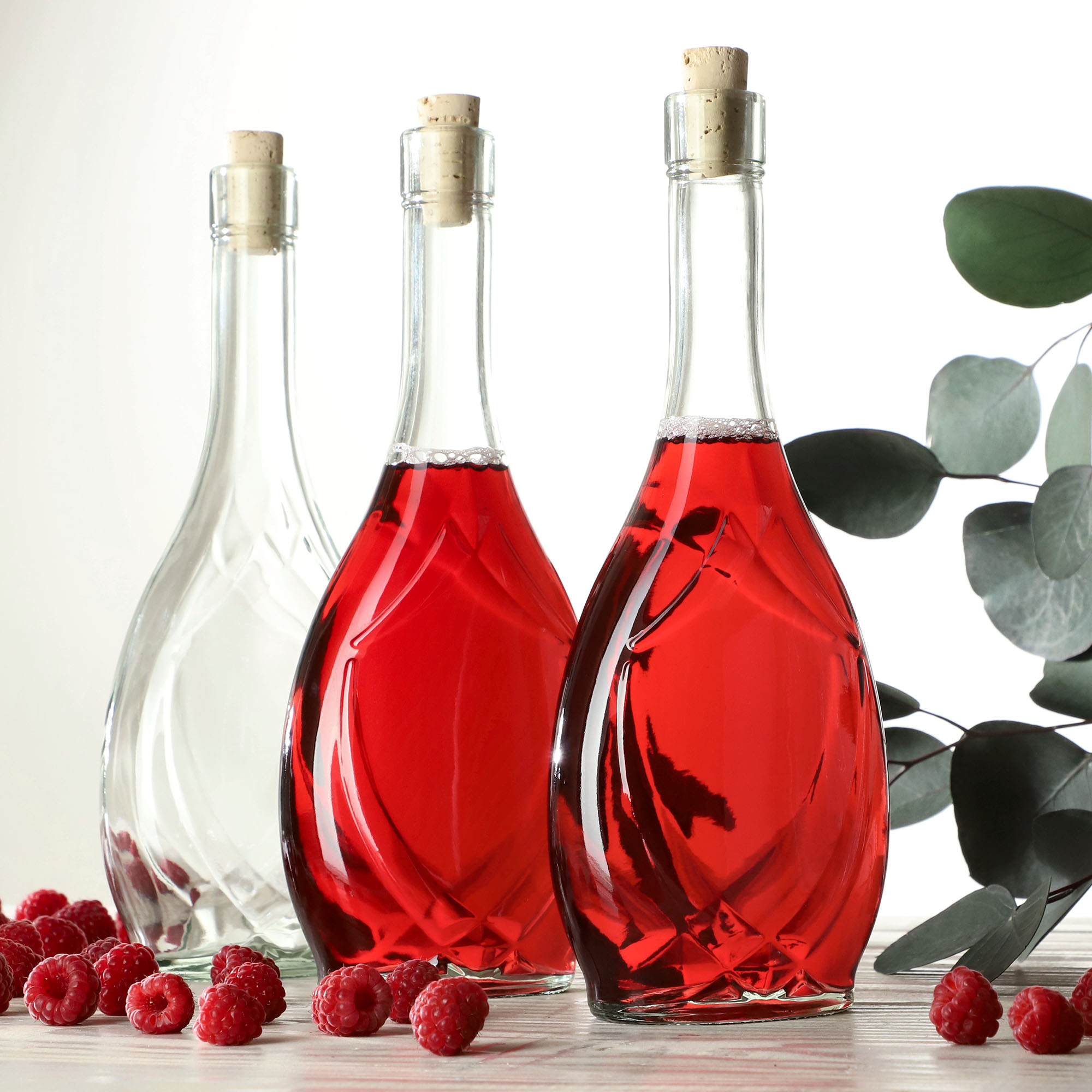 Butelka na przetwory alkoholowe z korkiem Mevale 0,5L