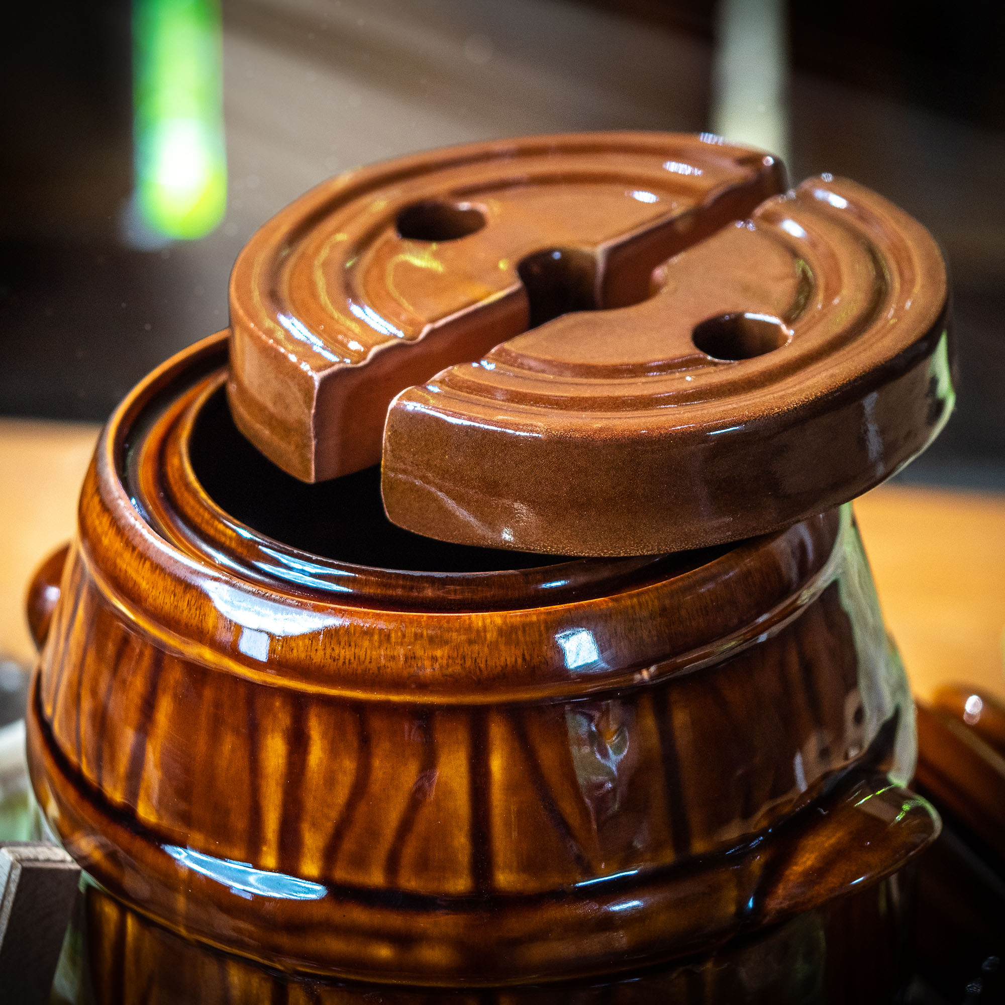 Kamień dociskowy kamionkowy Helios 14 cm, 2szt