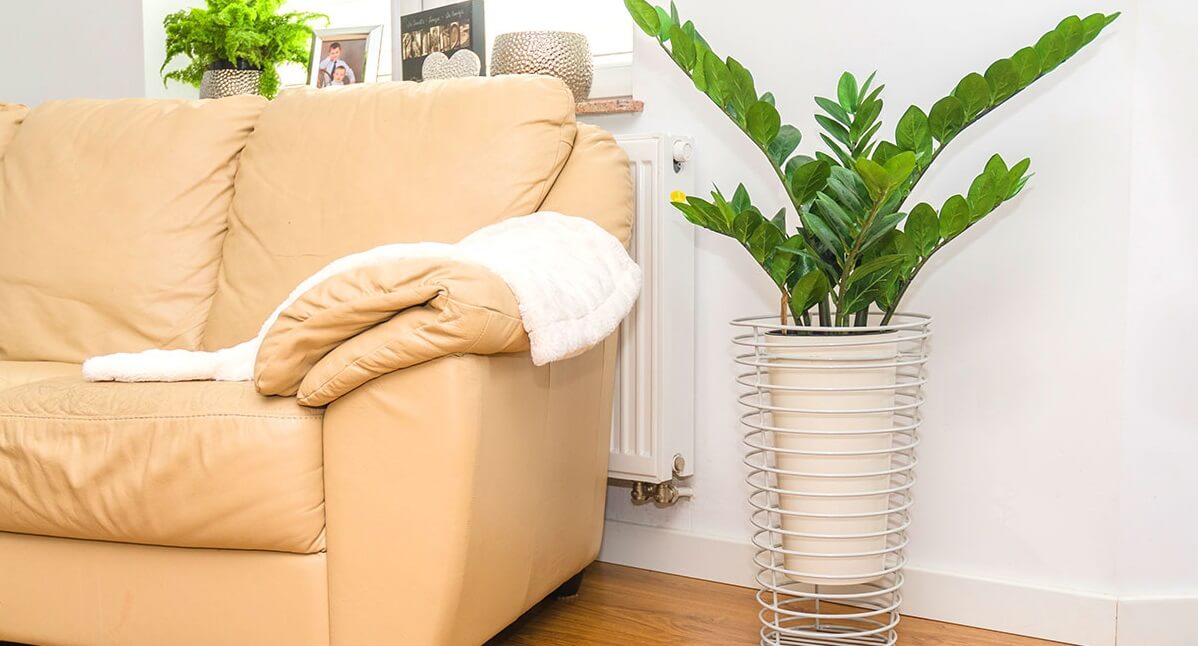 Kwietnik stojący na doniczkę 30 x 51 cm, biały