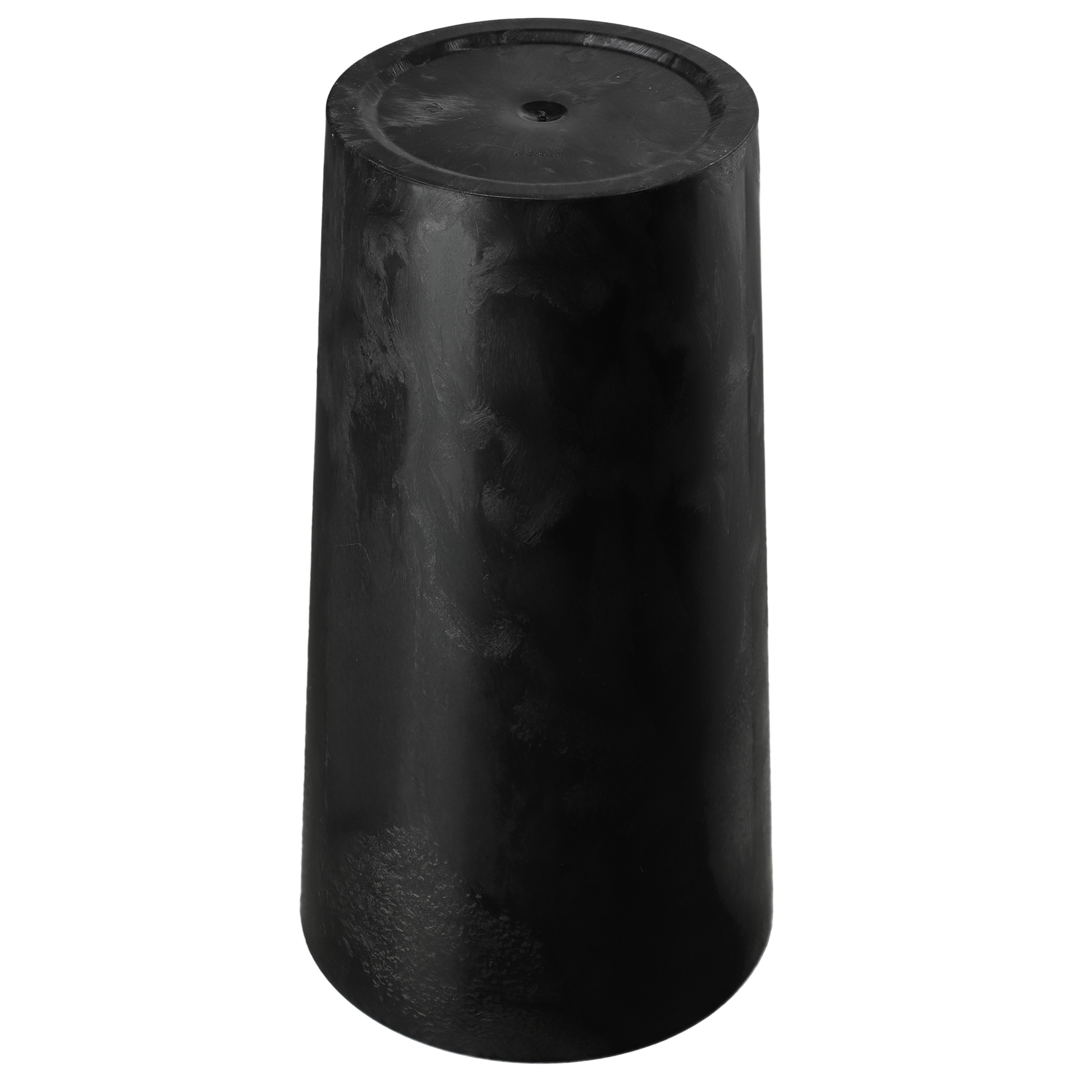 Donice na kwiaty Latina z wkładem czarny beton 19cm+25cm+30cm