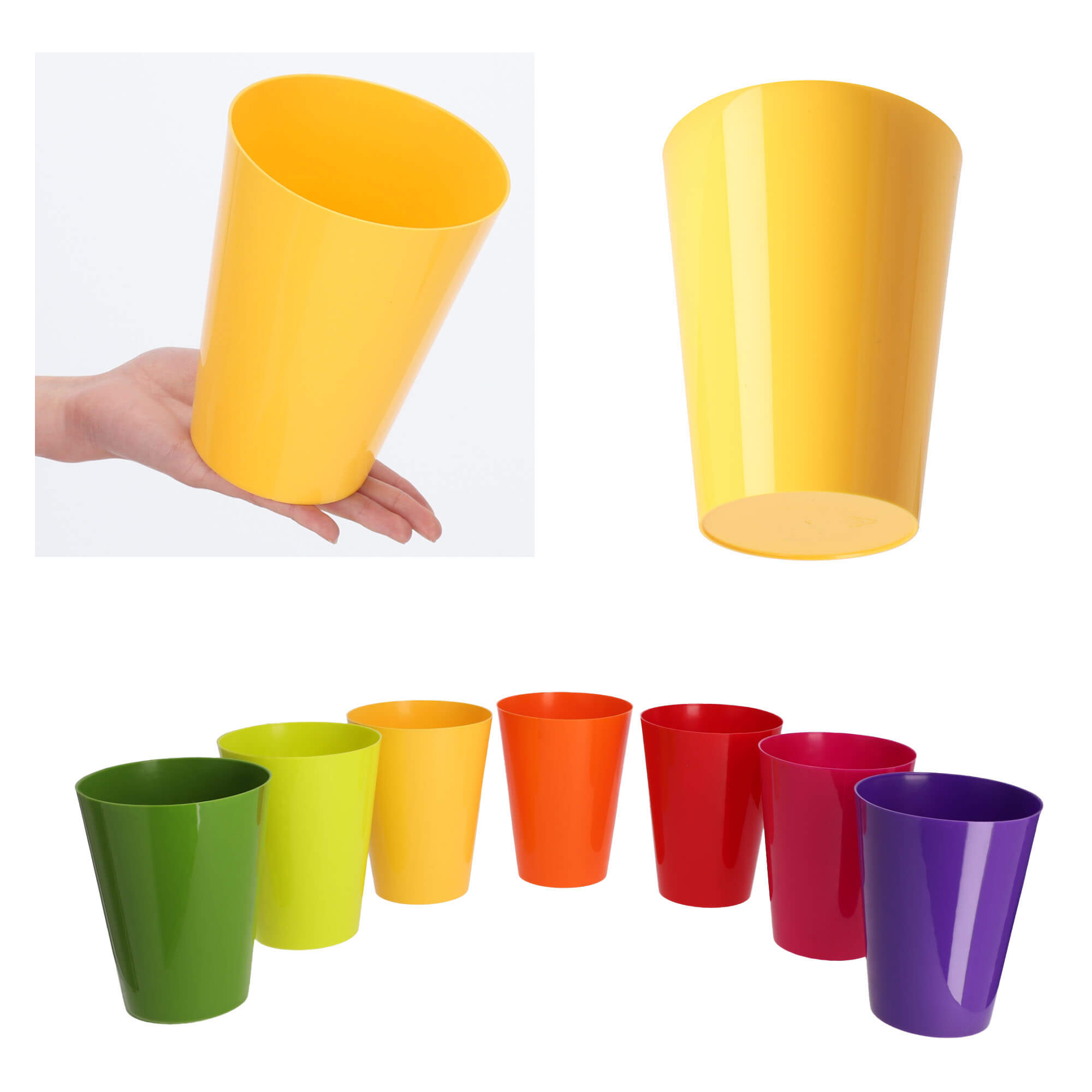 Doniczka na storczyka Cerda 13 cm, żółta