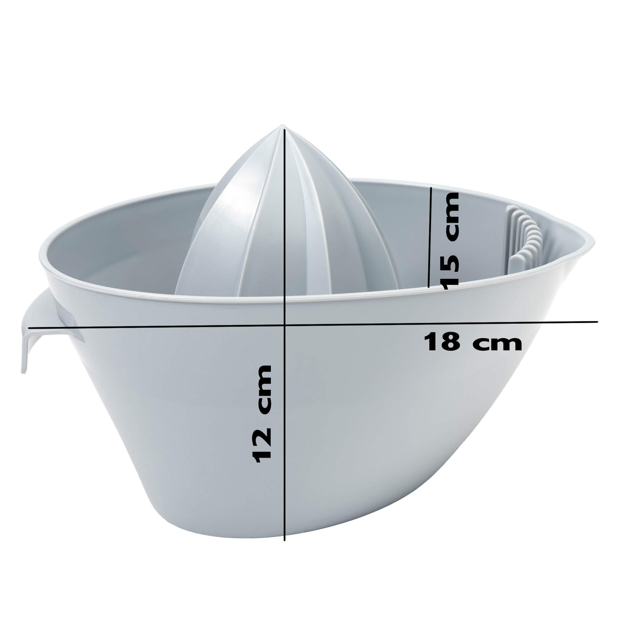 Wyciskacz do cytrusów Forano, jasny szary