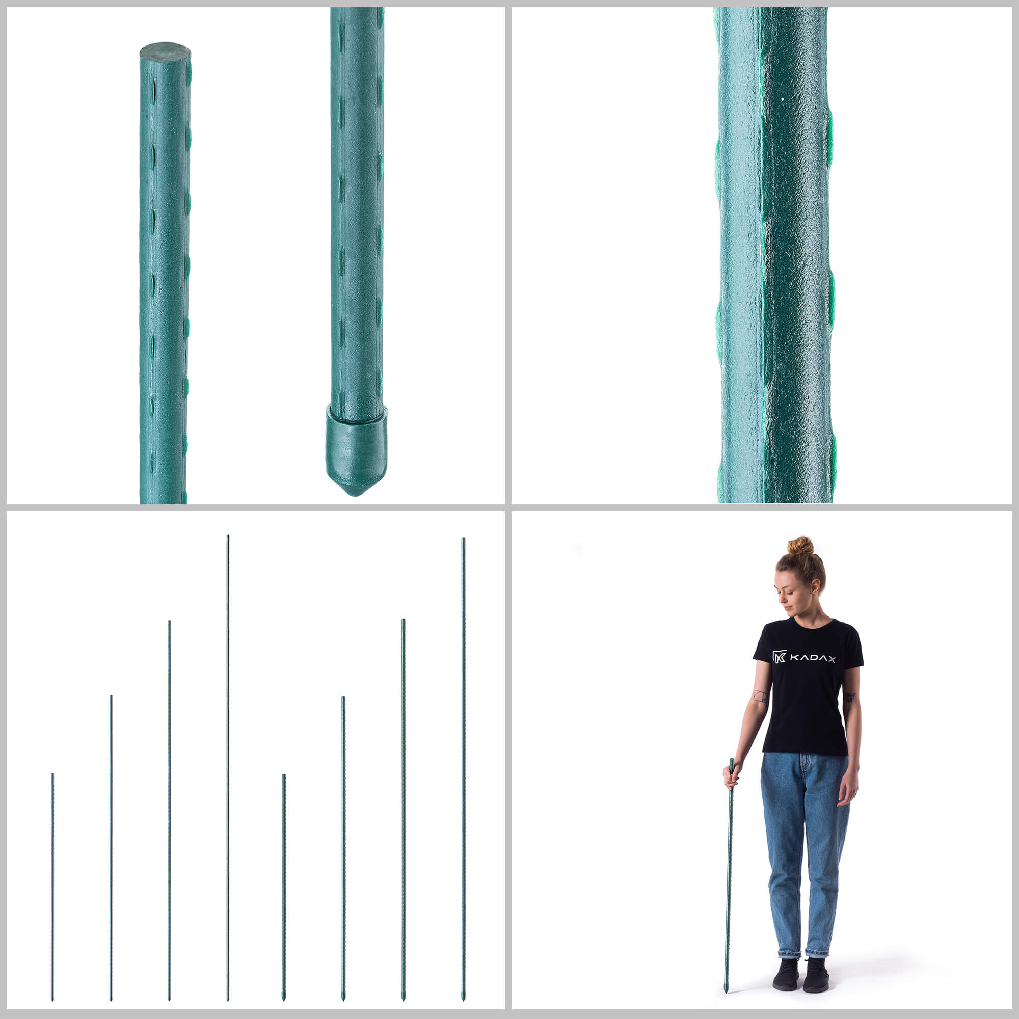 Podpora ogrodowa tyczka do roślin Trang 90cm 11mm 15szt