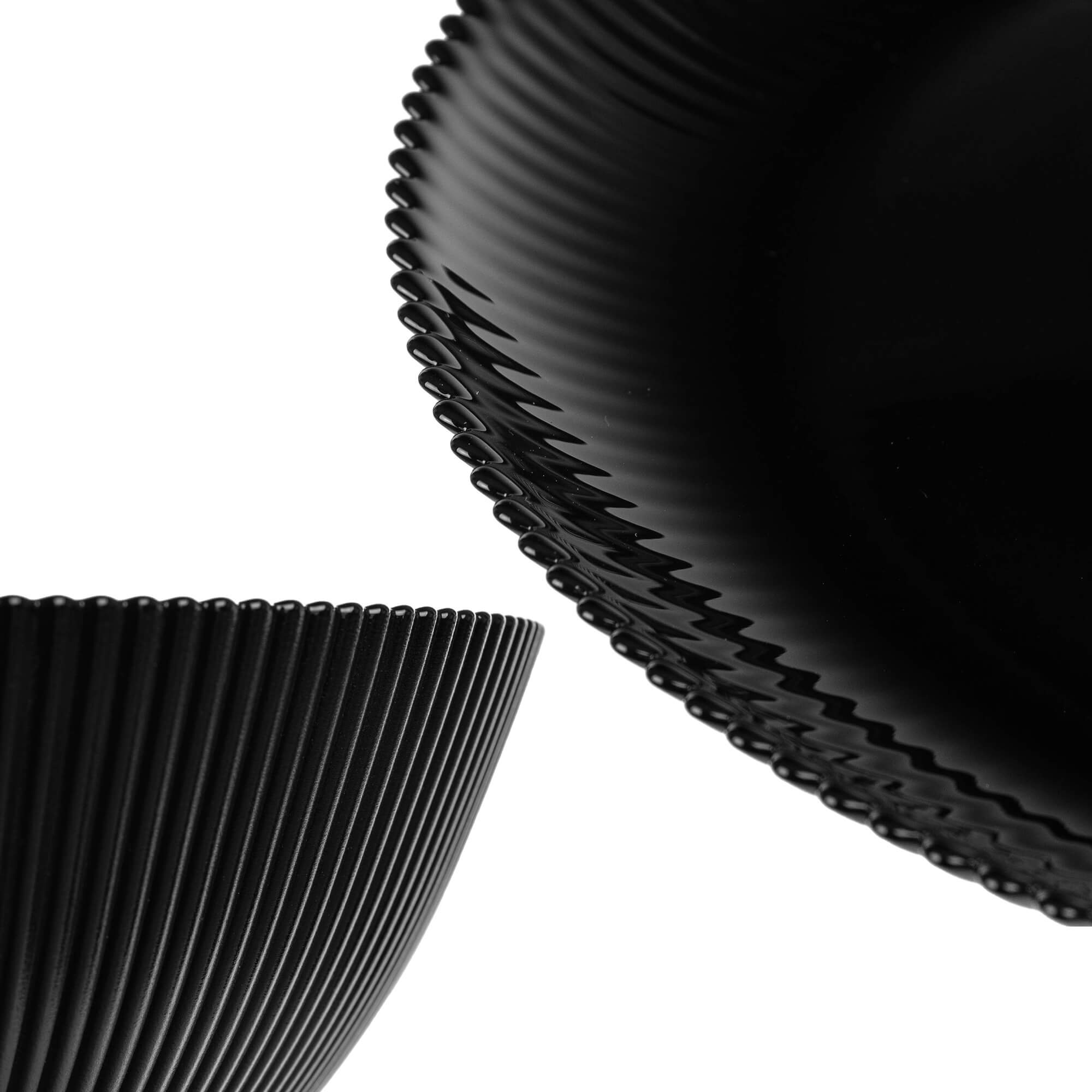 Zestaw obiadowy Regno czarny 2 komplety