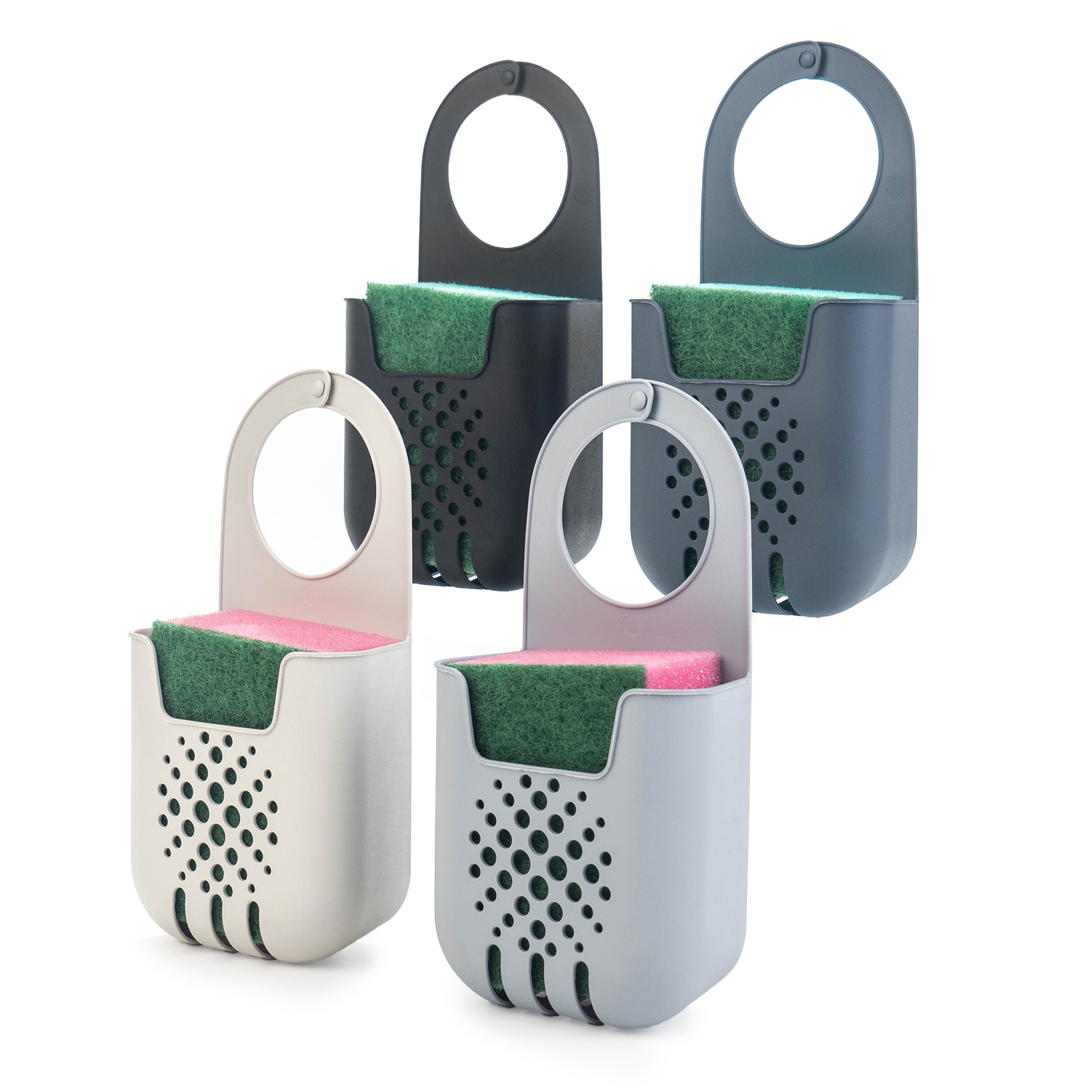 Wiszący organizer Cascia z gąbką czarny