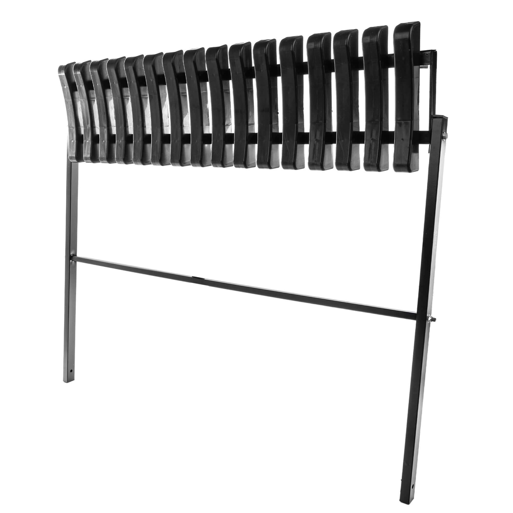 Ławka cmentarna składana Vernon 77x100cm czarna