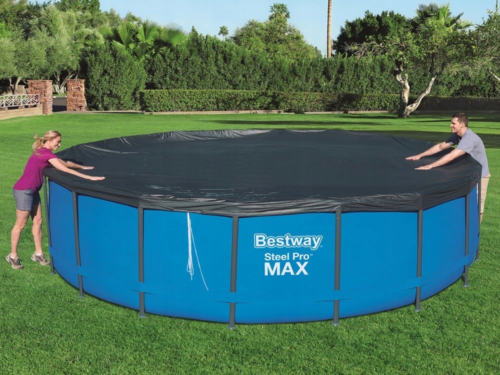 Pokrywa do basenu stelażowego 555 cm Bestway 58039