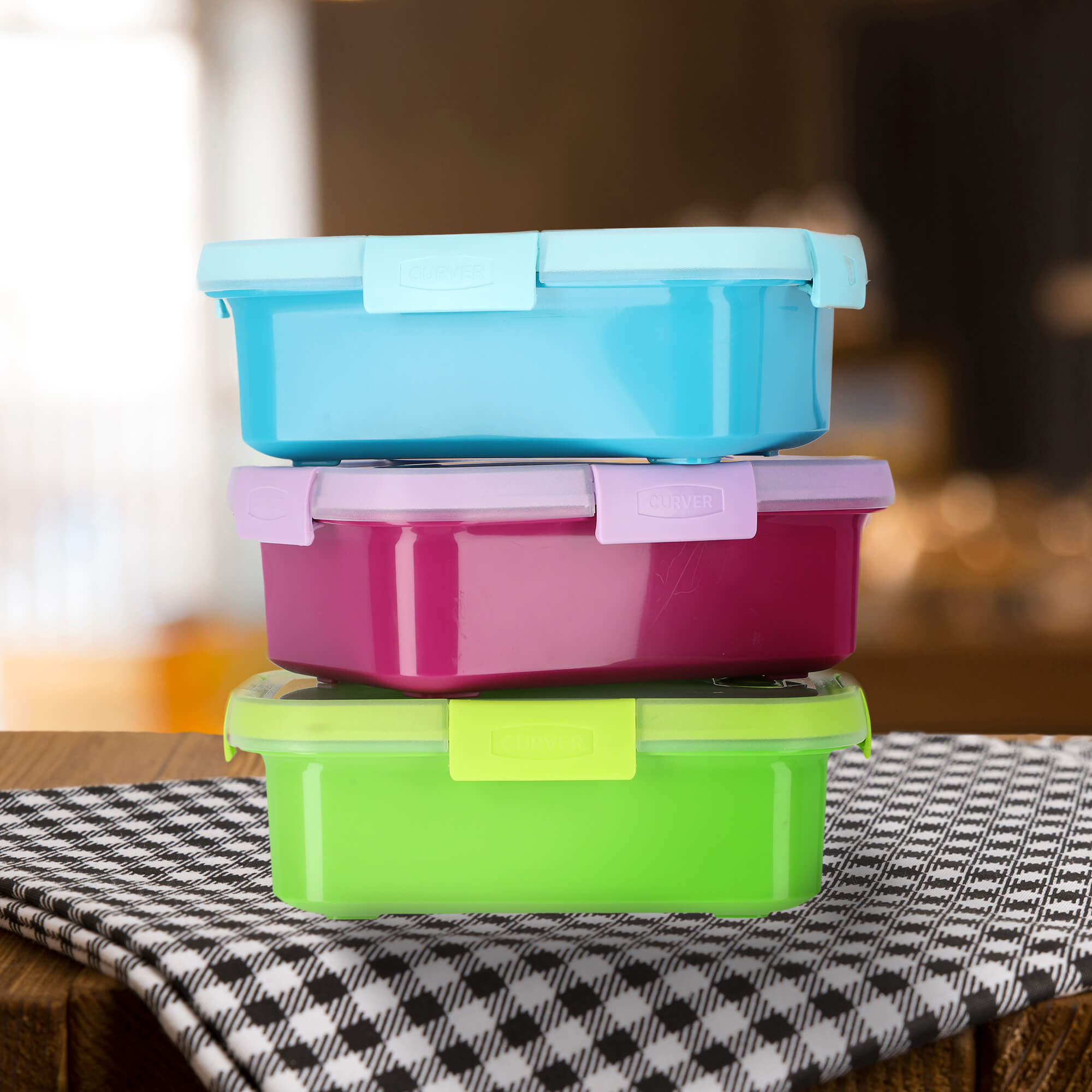 Pojemnik prostokątny 1L Curver To Go Lunch, fioletowy